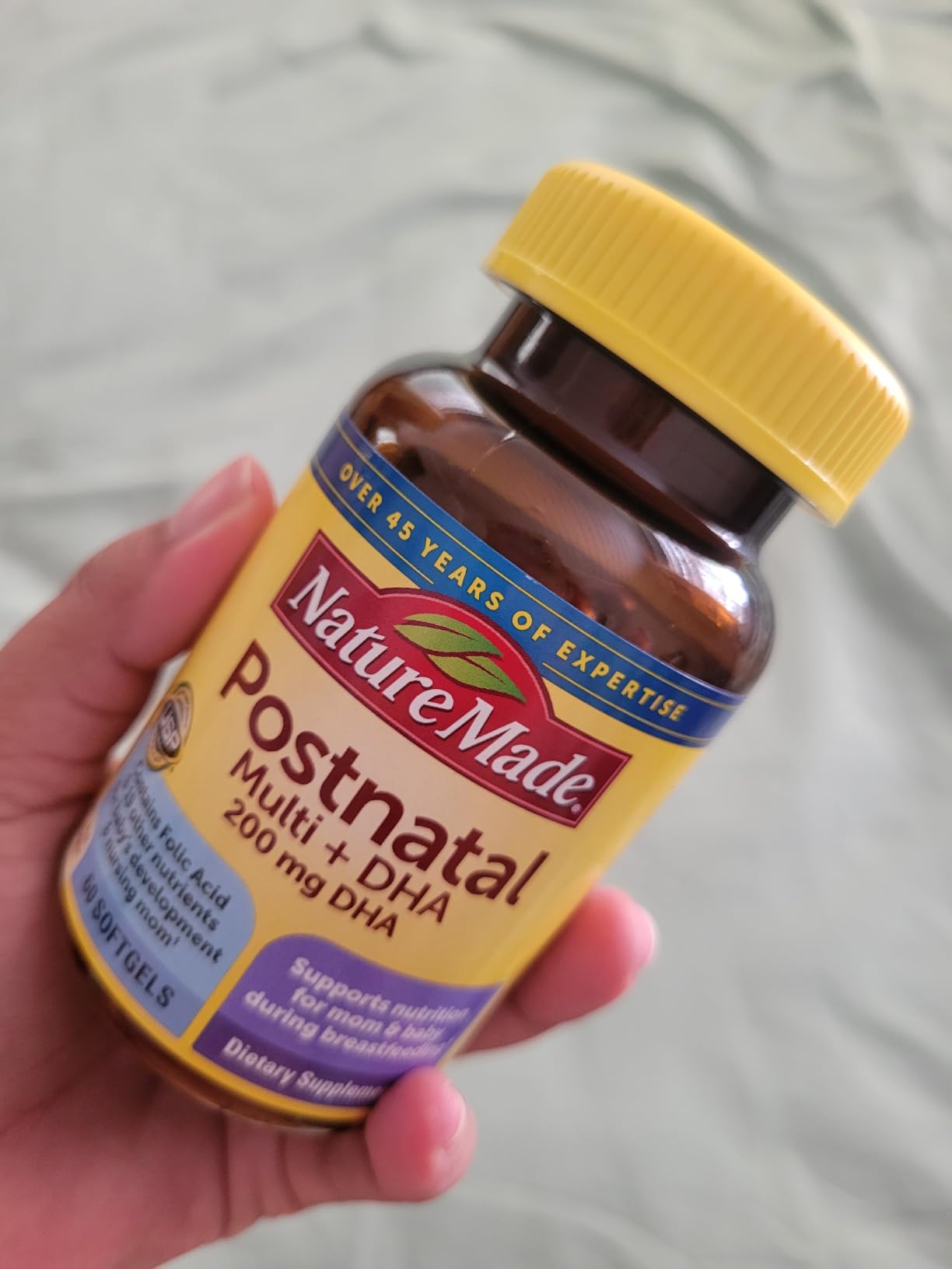 Nature Made Postnatal Multivitamin + DHA 200 mg, 60 Softgels customer photo 2