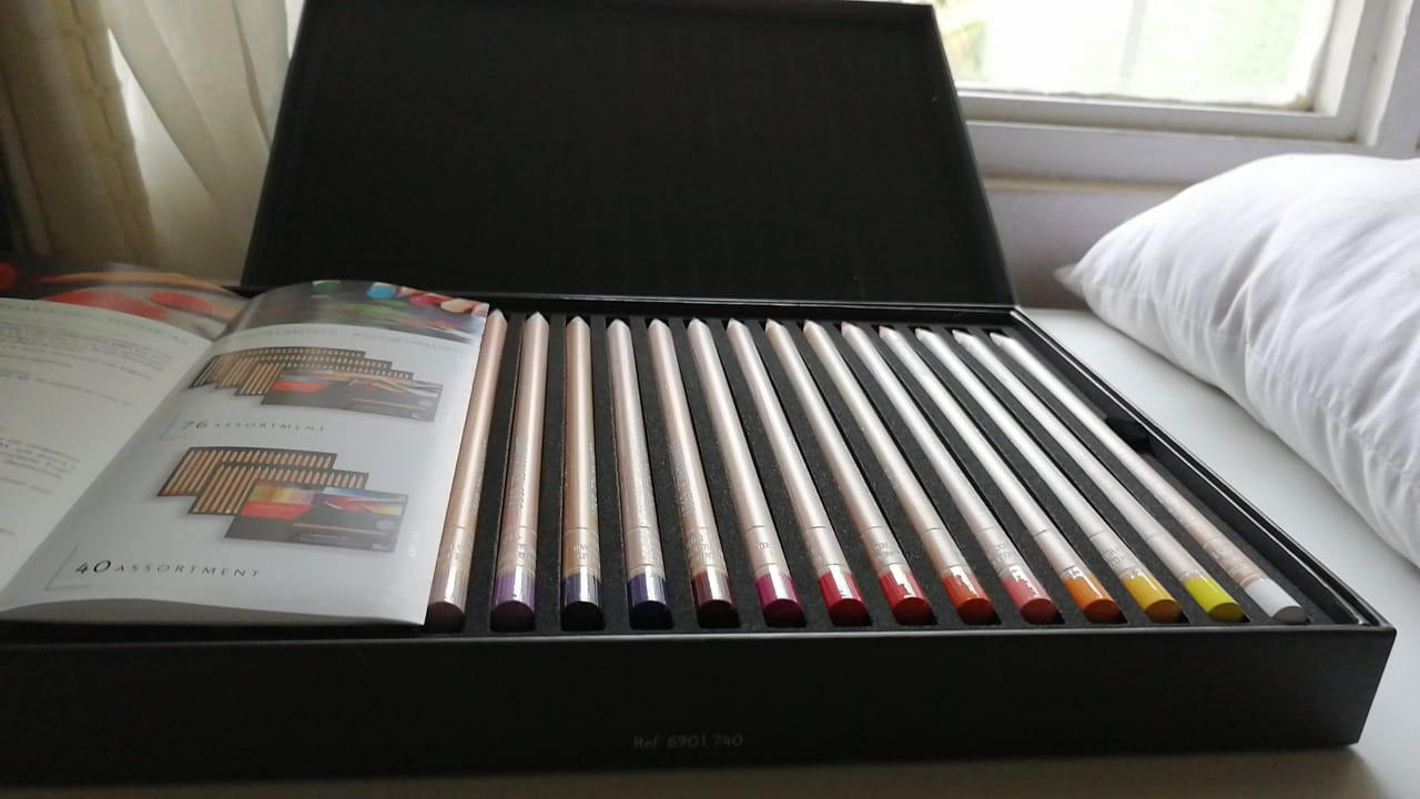 Caran D'Ache Luminance Colored Pencil Set of 40 - Lightfast, Archival, Professional Grade for Scientific Illustration customer photo 1