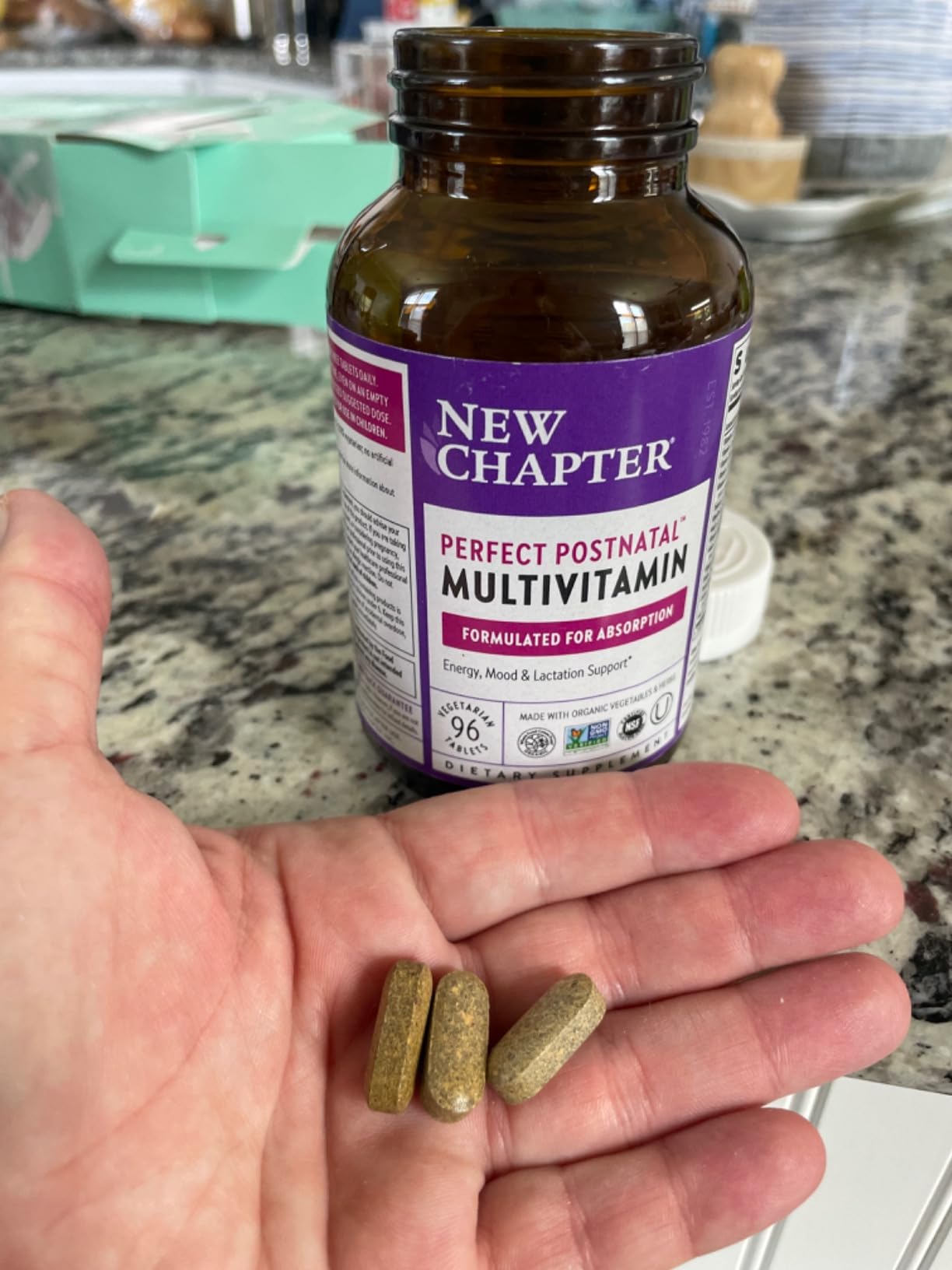 New Chapter Postnatal Vitamins Lactation Supplement, 96 Count customer photo 1