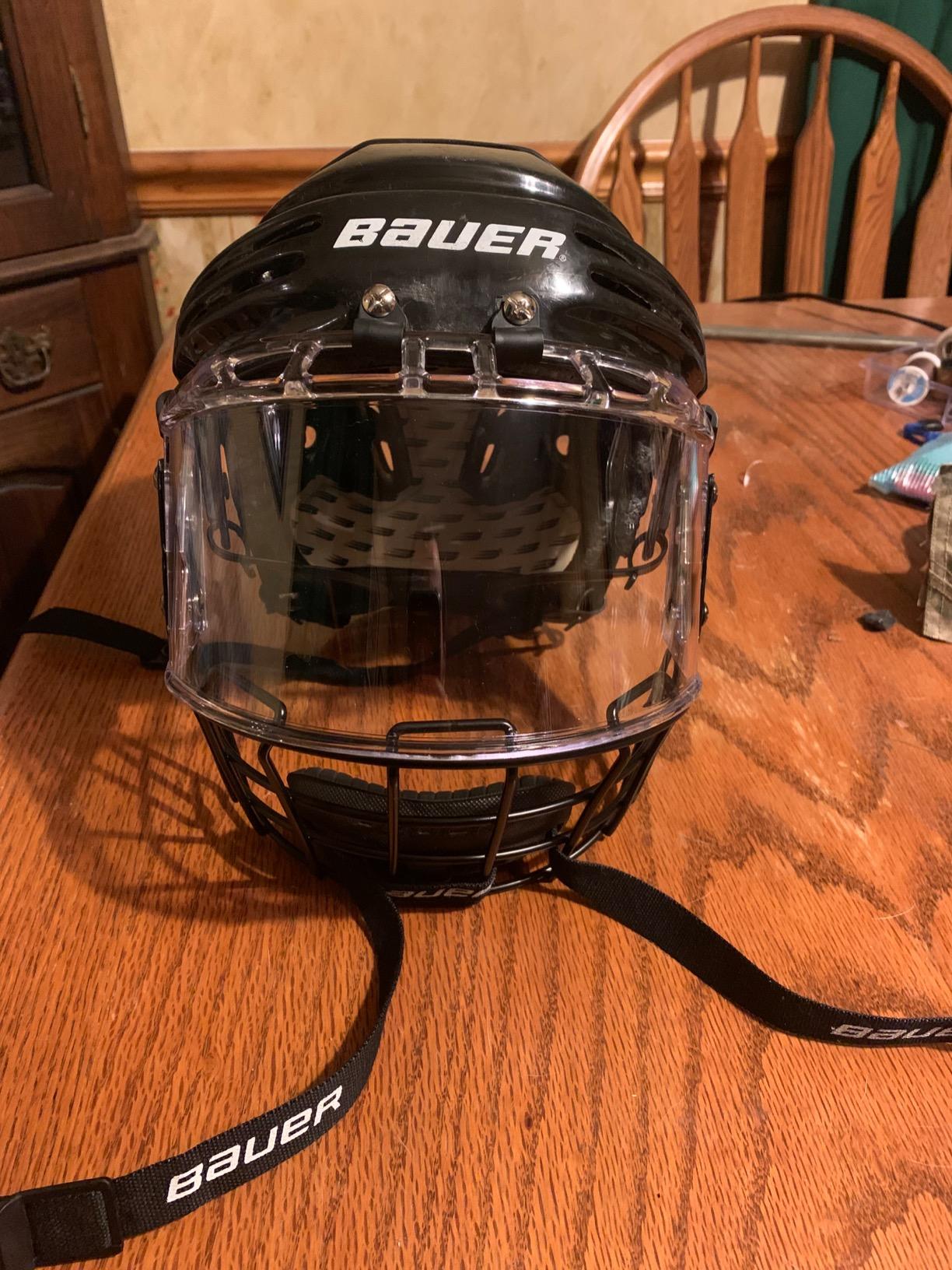 TronX S920 Senior Full Hockey Helmet Cage & Shield Clear Certified Anti-Fog/Anti-Scratch Combo Hybrid - Upgraded New 2025 Model customer photo 1