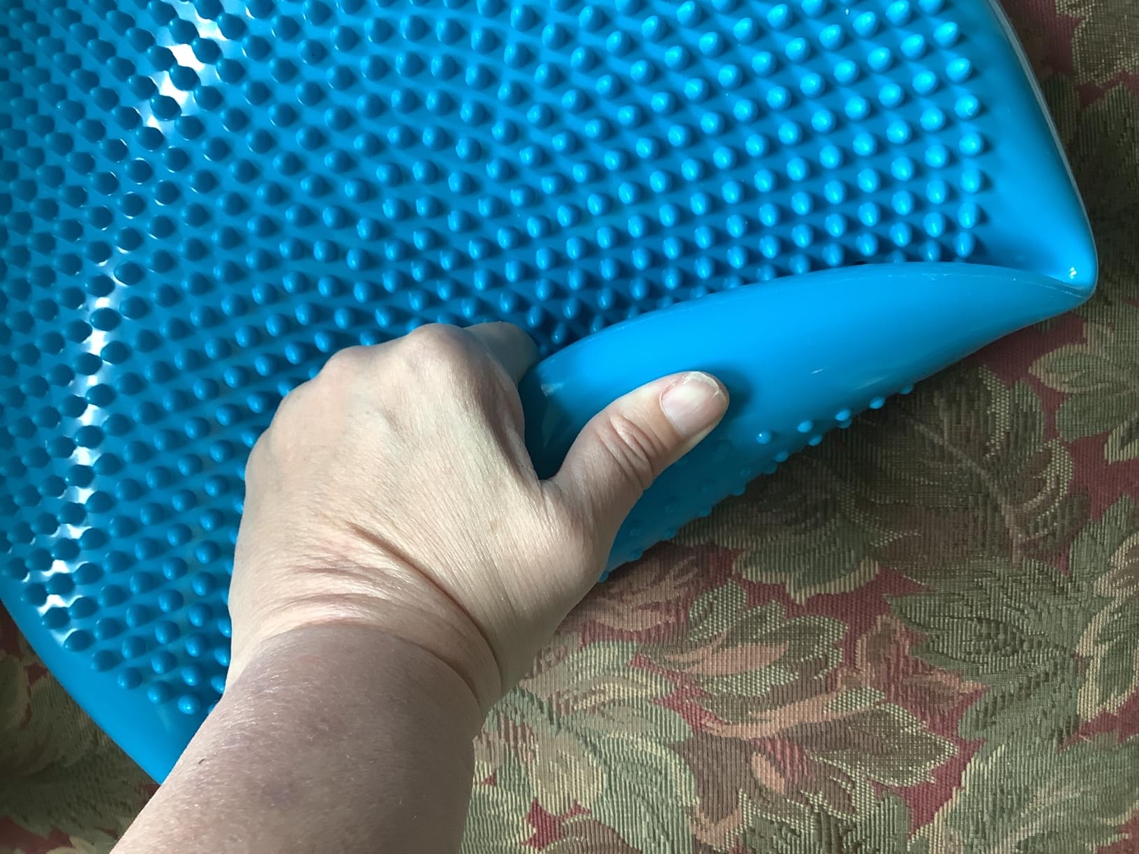 Therapist’s Choice® Inflated Air-Filled Stability Balance Disc-Blue customer photo 2