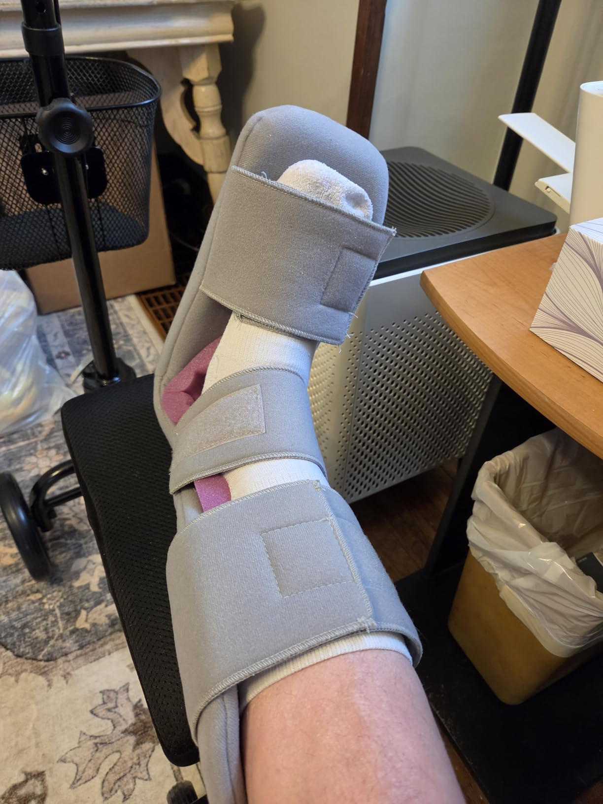Vive Plantar Fasciitis Night Splint Plus Trigger Point Stretch Wedges customer photo 1