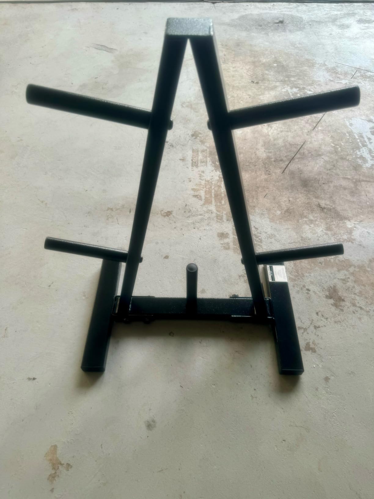 CAP Barbell 1-Inch Plate Tree Rack, Black customer photo 1