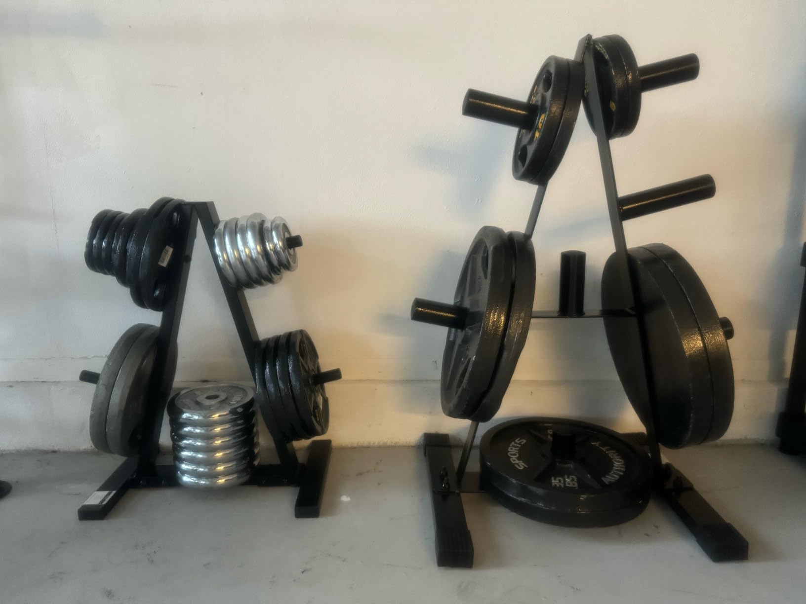 CAP Barbell 1-Inch Plate Tree Rack, Black customer photo 2