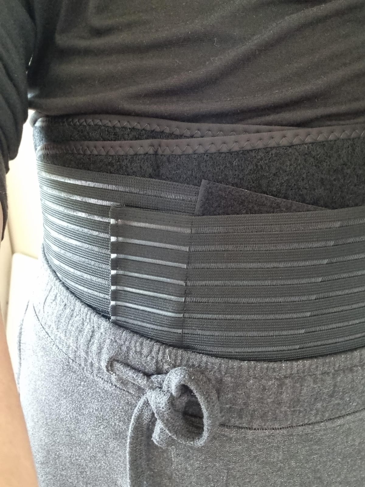BraceUP Back Brace for Men and Women Lower Back - Breathable Waist Lumbar Support Belt for Sciatica, Herniated Disc, Scoliosis Back Pain Relief, with Dual Adjustable Straps (L/XL 35-43 In) customer photo 2