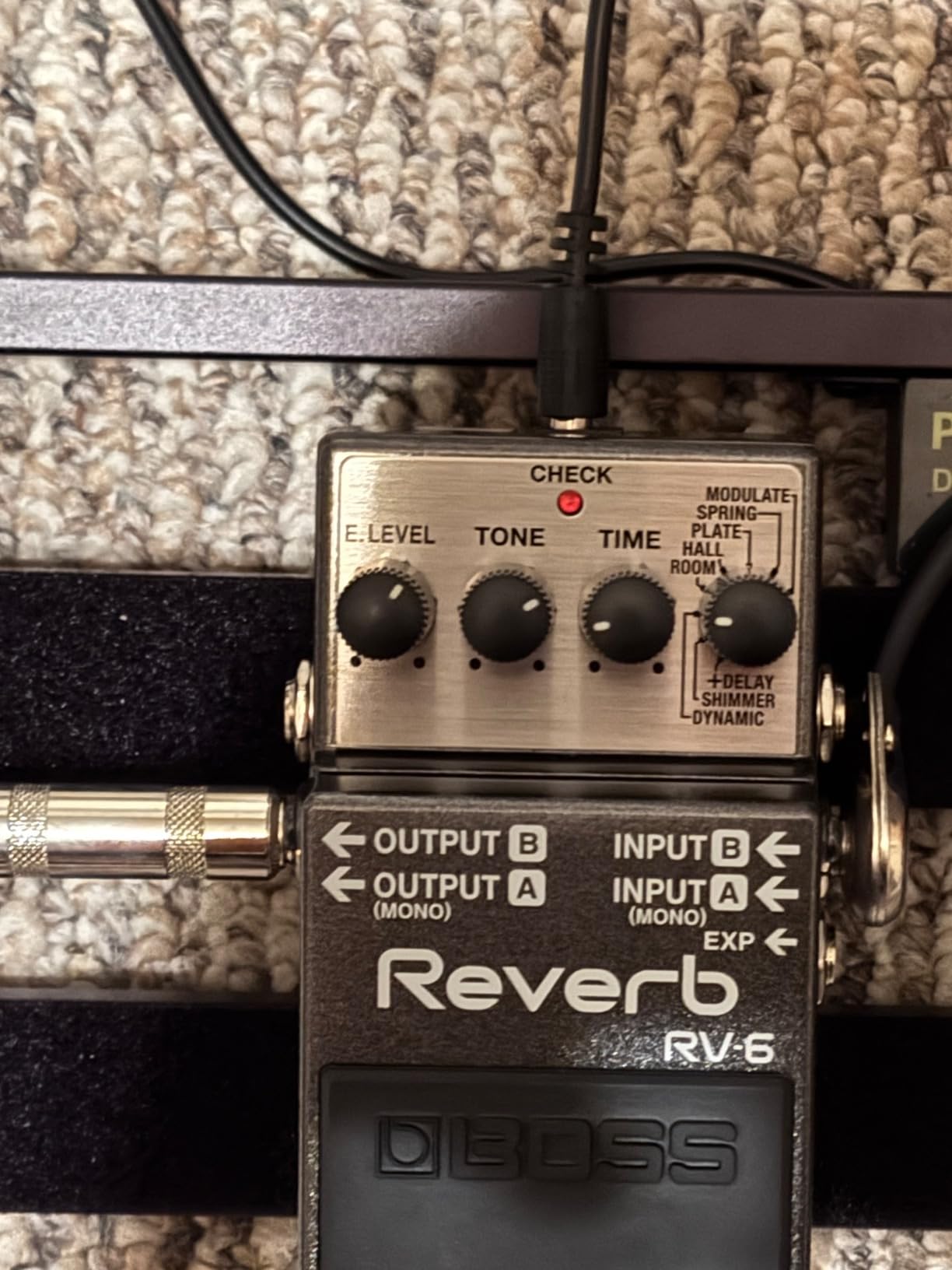 BOSS RV-6 Reverb Guitar Pedal | RV-6 Digital Reverb is a versatile, studio-quality guitar effects pedal customer photo 1