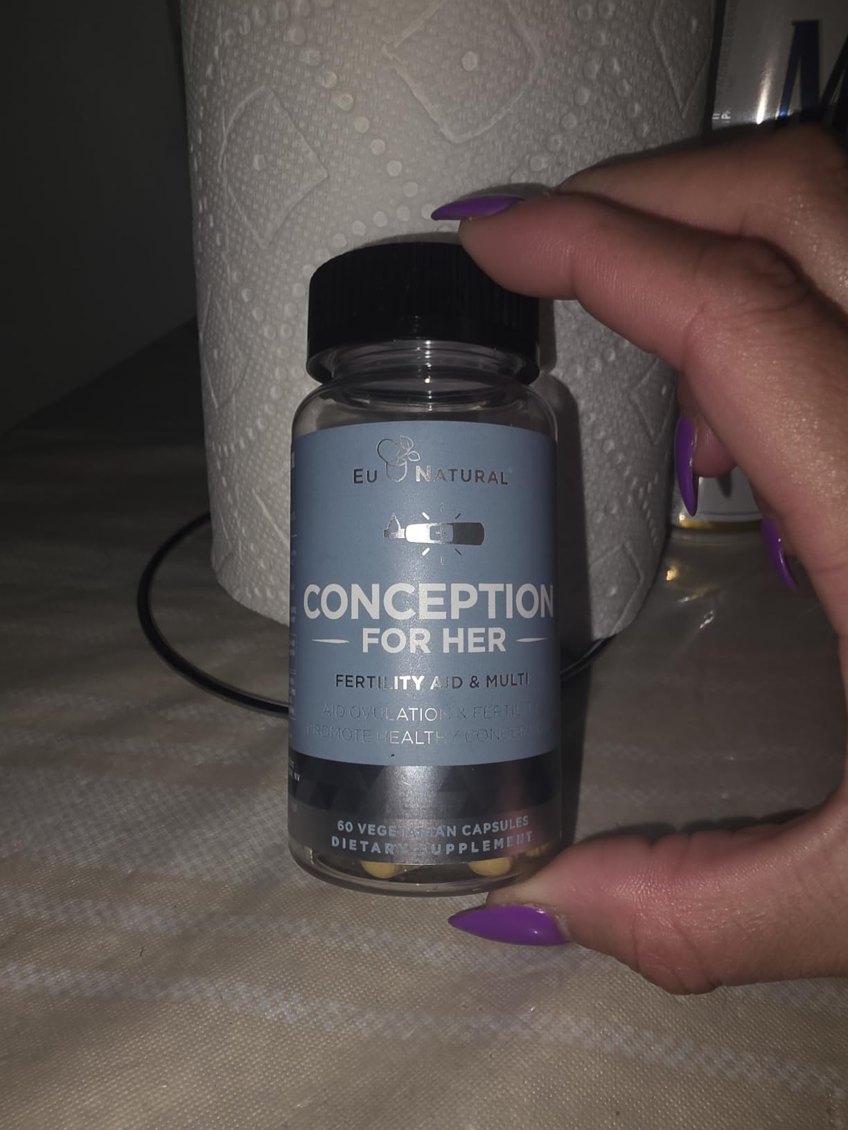Eu Natural Conception for Her Fertility Supplements for Women, 60 Veg Caps customer photo 1