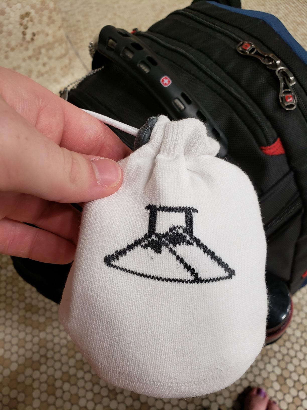 Friction Labs Magic Chalk Ball, Premium Gym Chalk Ball in Refillable Sock | Refillable Chalk Sock, Non-Toxic Gym Chalk for Climbing, Gymnastics, Weightlifting, CrossFit & Training, 2.2 oz customer photo 1
