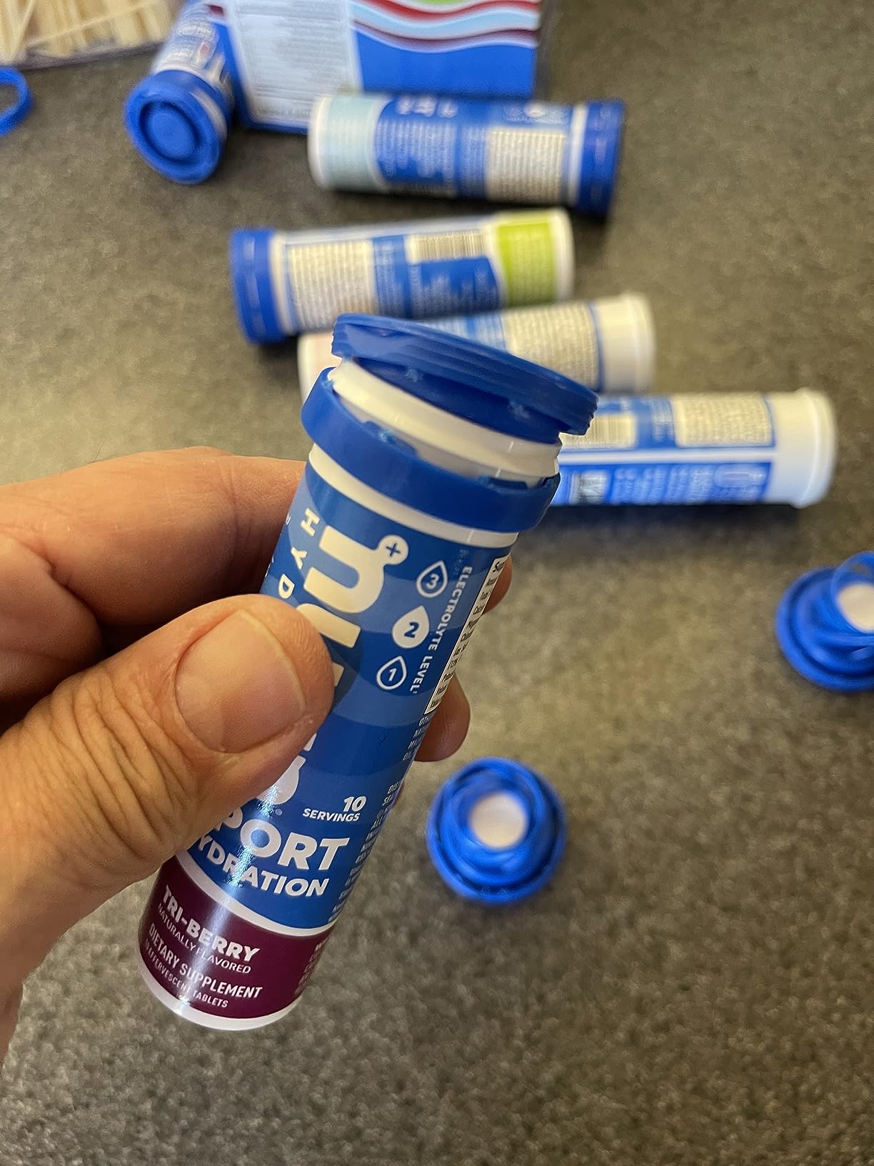 Nuun Sport Electrolyte Tablets Mixed Flavors, GF & Vegan, 4 Pack customer photo 1