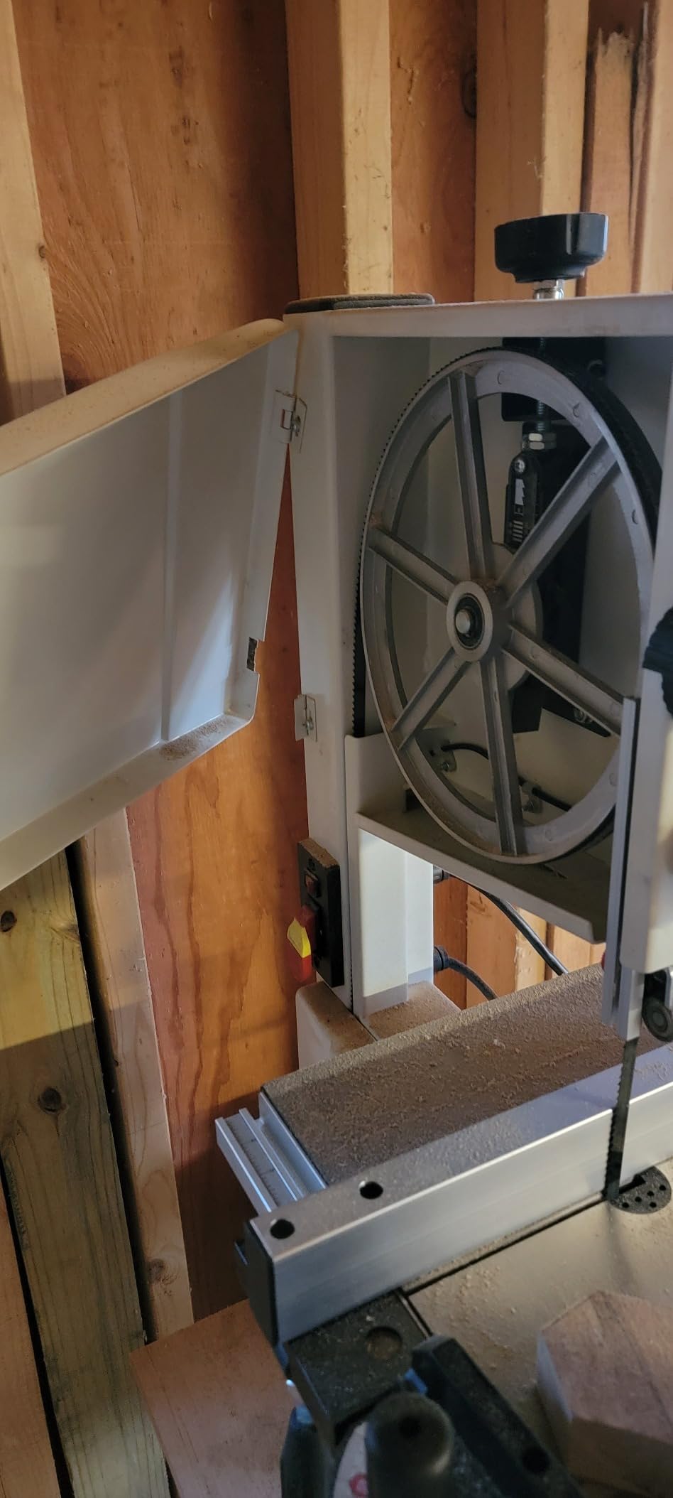 JET 10-Inch Woodworking Band Saw with Stand, 1/2 HP, 115V 1Ph (JWB-10) customer photo 2