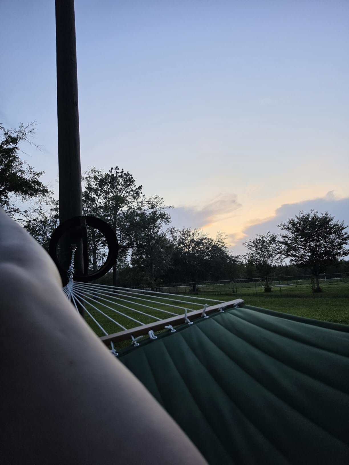 Lazy Daze Double Quilted Hammock with Pillow for Outside, Fit 13-15Ft Stand customer photo 1