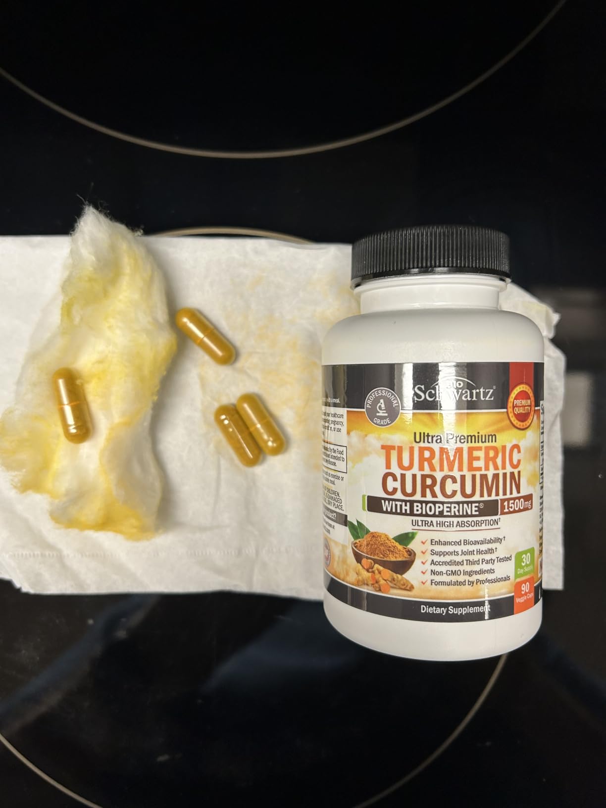 Turmeric Curcumin with Black Pepper Extract 1500mg - Turmeric Supplement customer photo 1