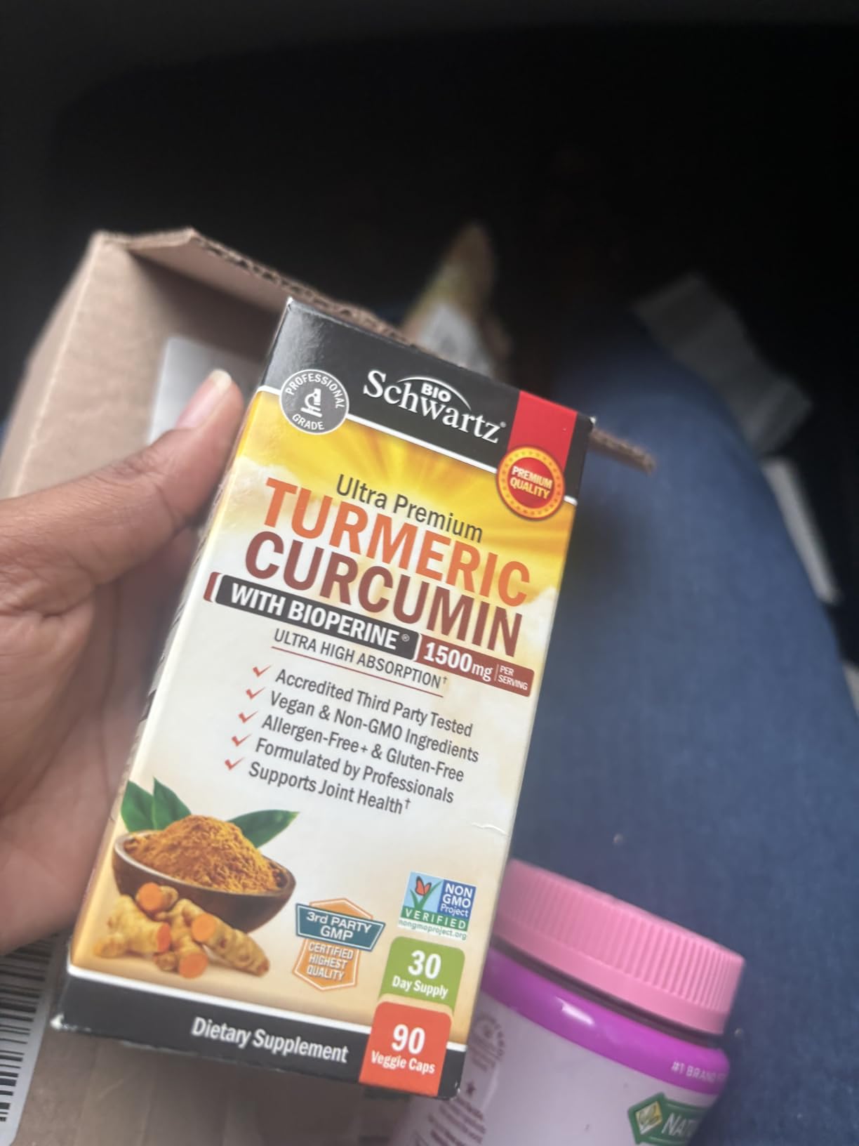 Turmeric Curcumin with Black Pepper Extract 1500mg - Turmeric Supplement customer photo 2