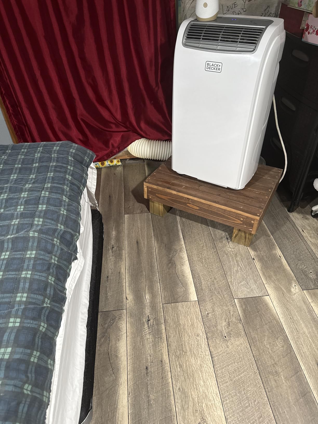 BLACK+DECKER Portable Air Conditioner, 9,000 BTU, BPACT08WT, White customer photo 1