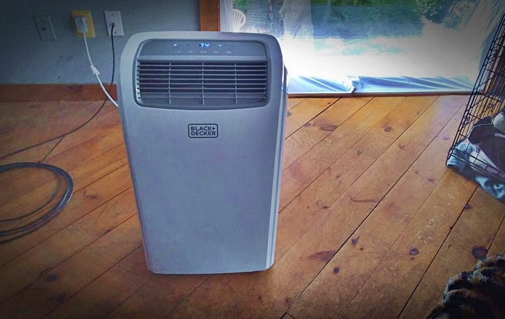 BLACK+DECKER Portable Air Conditioner, 9,000 BTU, BPACT08WT, White customer photo 2