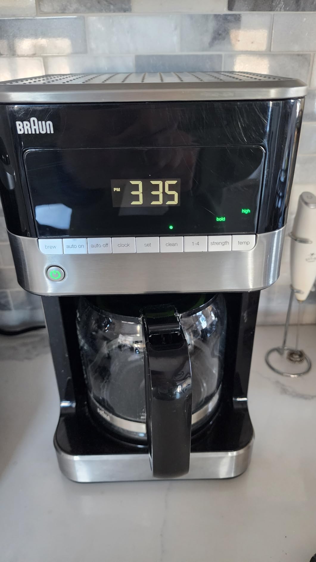 Braun BrewSense 12-Cup Drip Coffee Maker w/ 24 Hour Timer, 2 Brew Styles customer photo 2