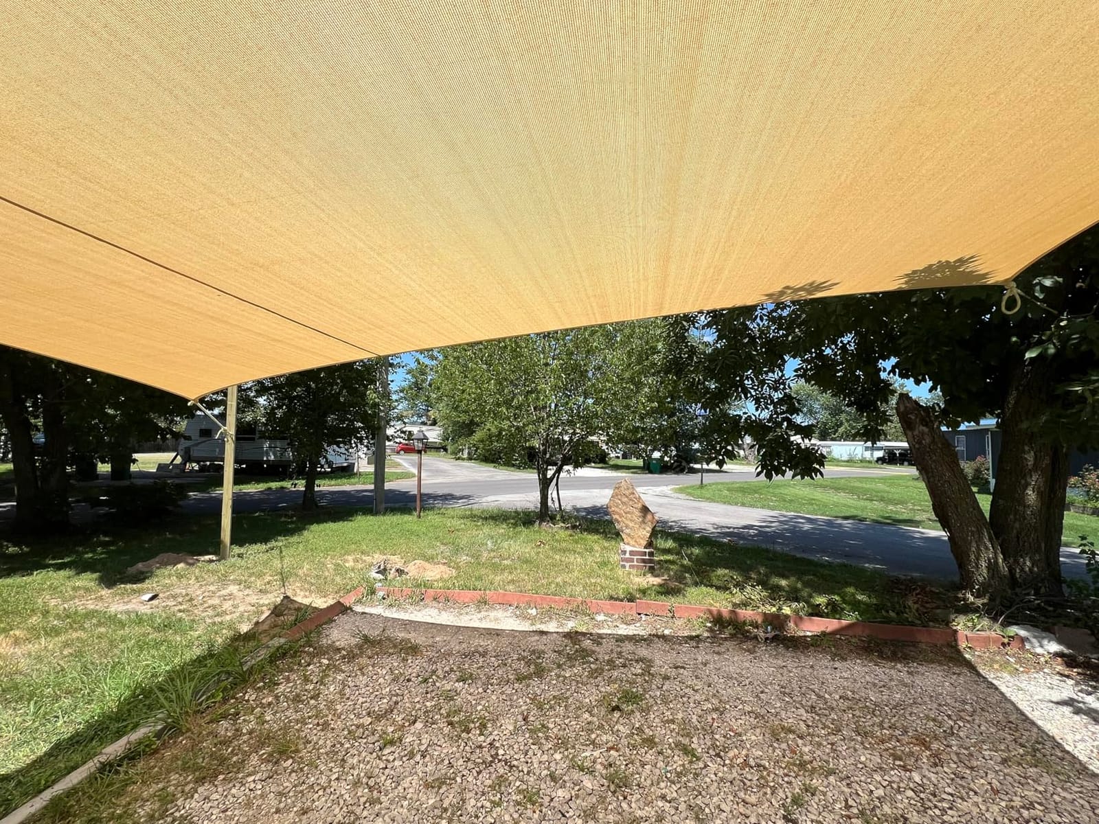 Shade&Beyond 16'X16'X16' Sun Shade Sail Sand Triangle customer photo 1