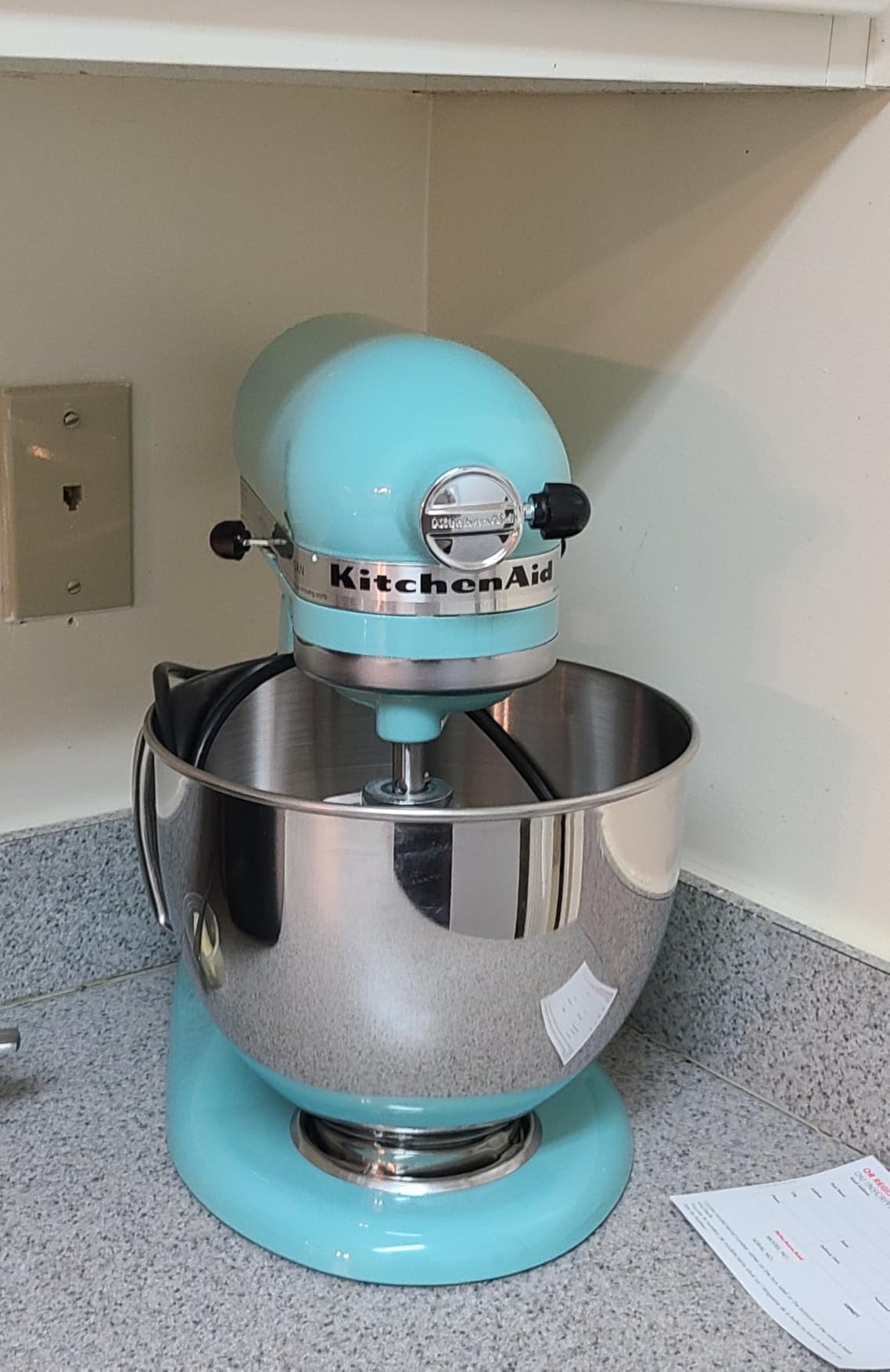 KitchenAid Artisan, 5-Qt Tilt Head Stand Mixer, KSM150PS, Black Matte customer photo 1