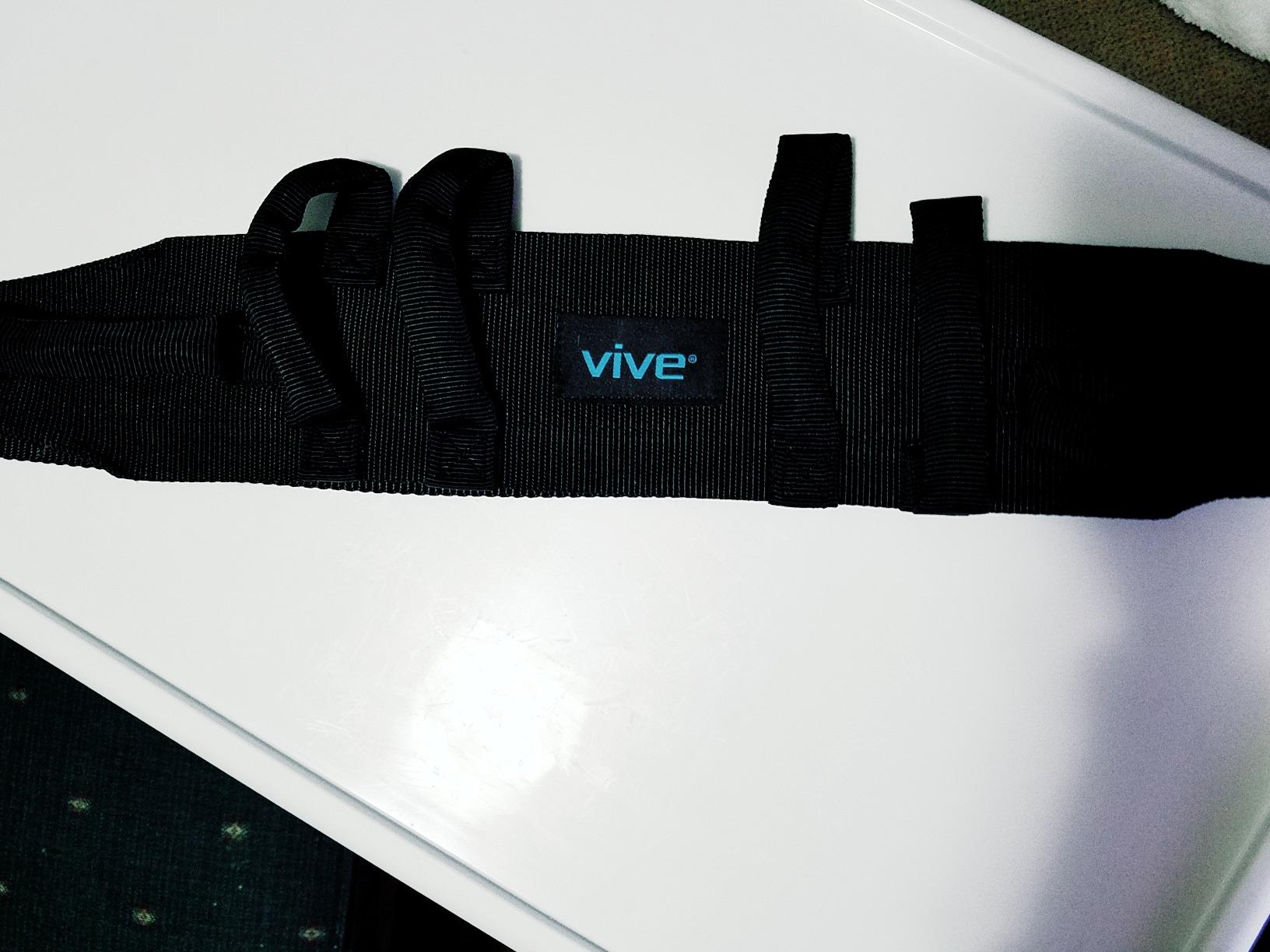 Vive Gait Belt (350lbs) Transfer Belt with Handles - Medical Nursing Safety customer photo 1