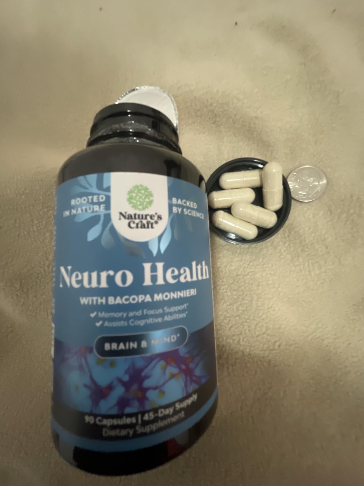 Neuro Health Brain Supplements for Memory and Focus - Nootropic Pills 60ct customer photo 1