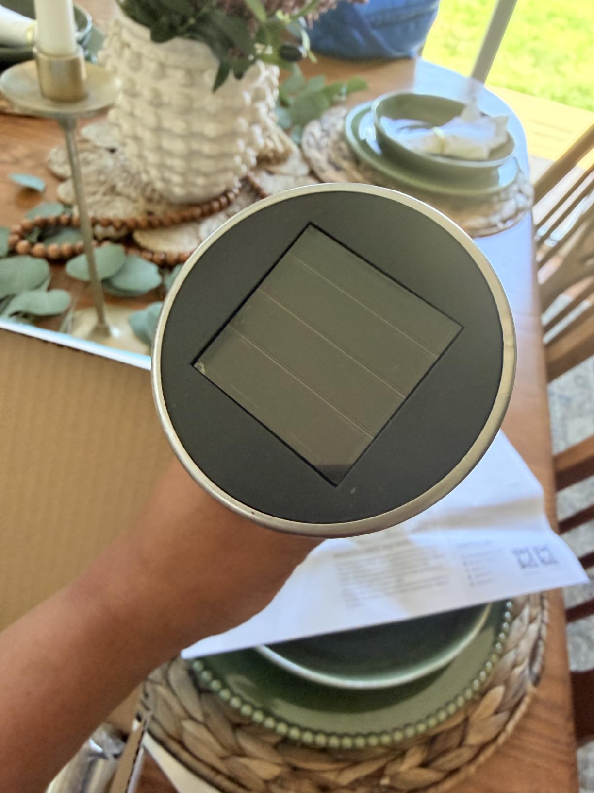 GIGALUMI Outdoor Waterproof Solar Garden Lights, 12 Pack Cold White customer photo 1
