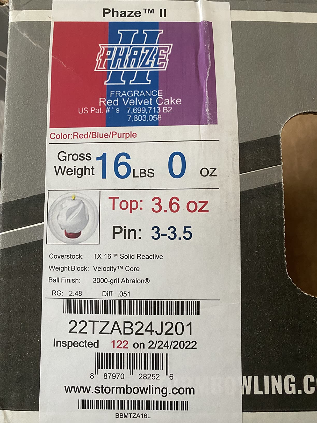 Storm Phaze II Bowling Ball customer photo 1