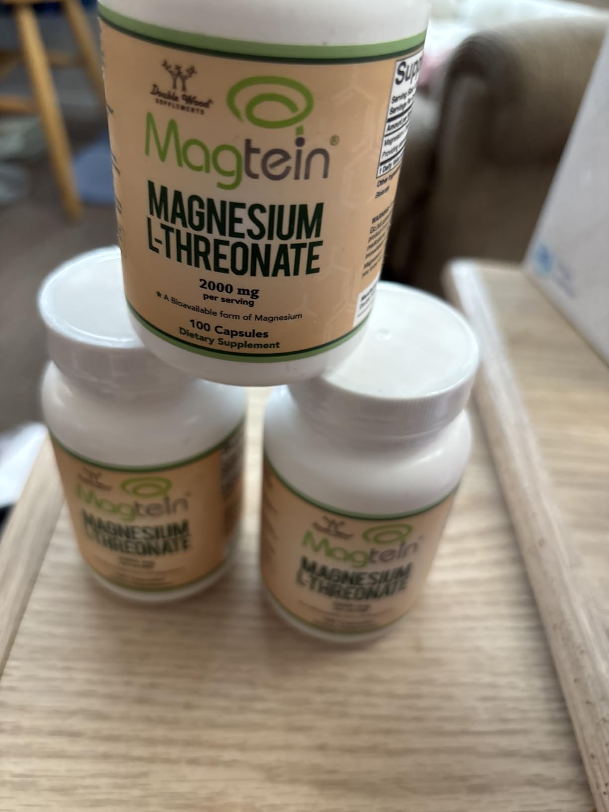 Magnesium L-Threonate 2,000mg Per Serving Magtein, Sleep Support, 120 Caps customer photo 2