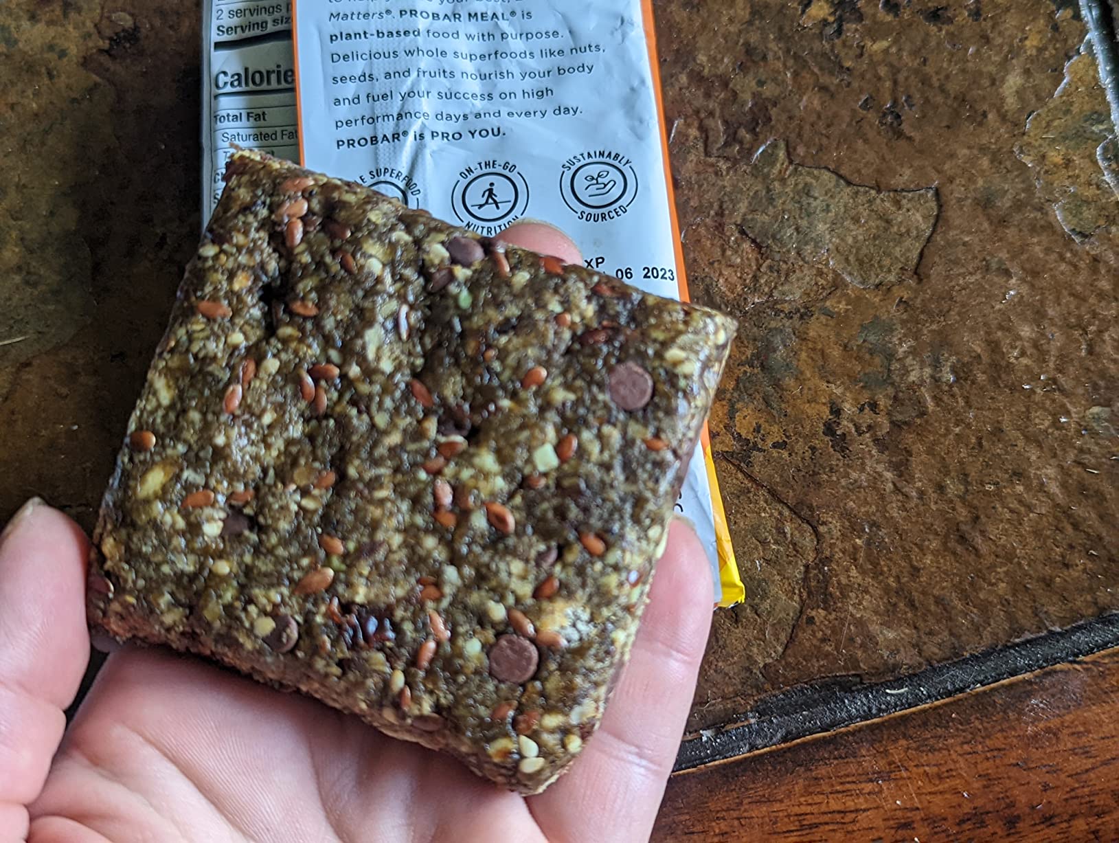 PROBAR MEAL Bar – Plant Based Meal Replacement Bar with Whole Food Ingredients, Oats, Nuts & Seeds, Vegan, Gluten Free, Non-GMO Bar for Breakfast & On-the-Go Energy (12 Flavor Variety Pack), Flavors May Vary customer photo 1