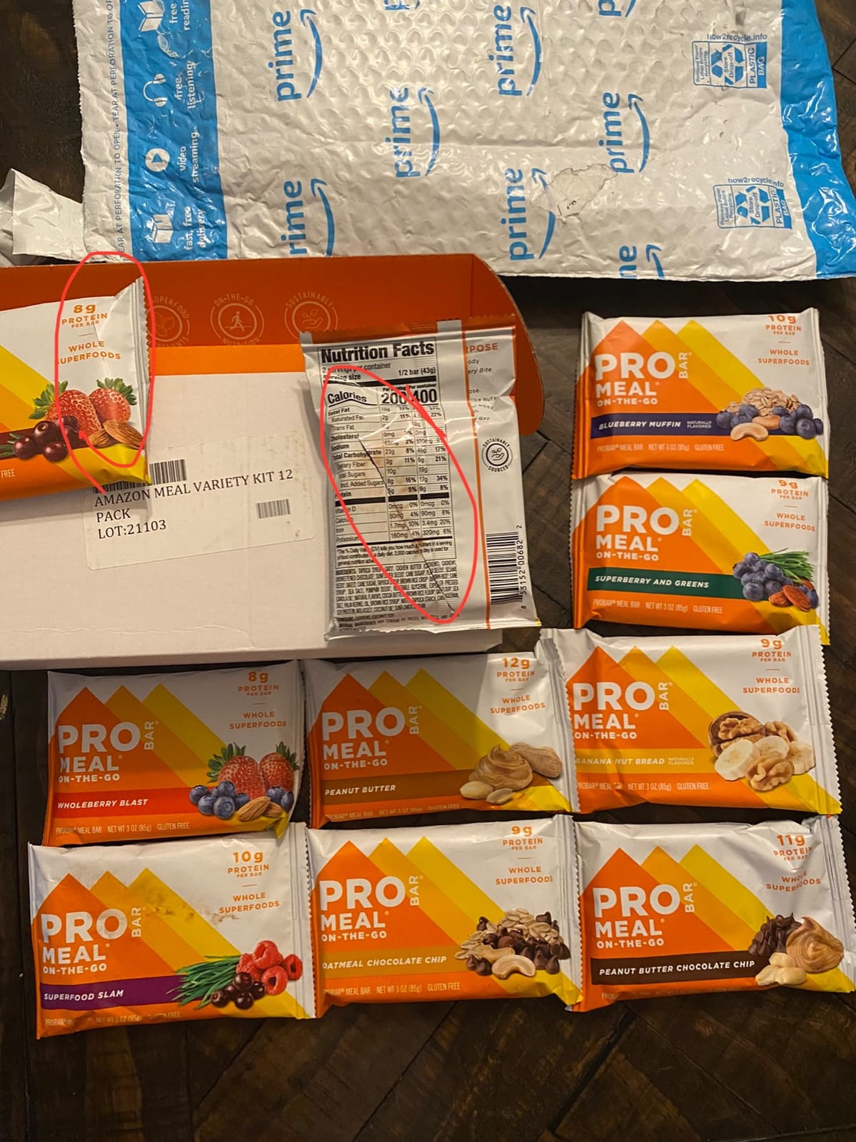 PROBAR MEAL Bar – Plant Based Meal Replacement Bar with Whole Food Ingredients, Oats, Nuts & Seeds, Vegan, Gluten Free, Non-GMO Bar for Breakfast & On-the-Go Energy (12 Flavor Variety Pack), Flavors May Vary customer photo 2