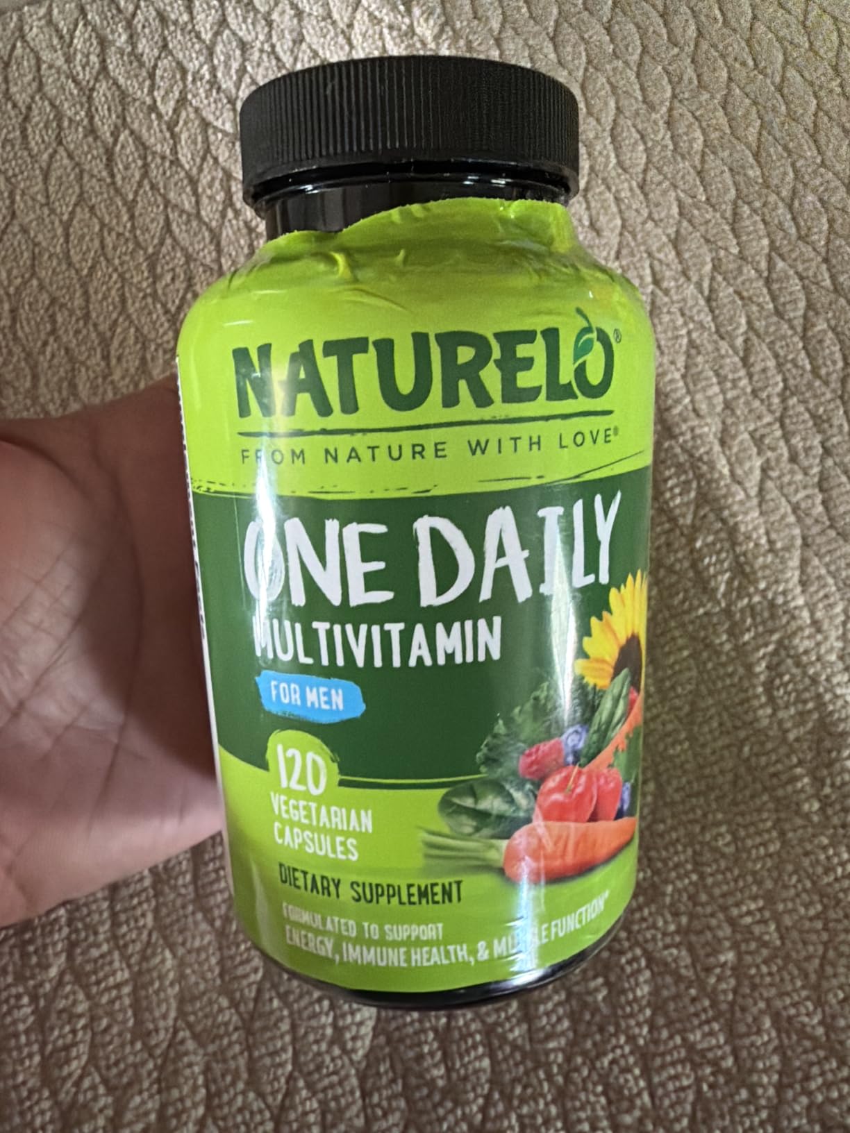 NATURELO Multivitamin for Men - One Daily, 120 Vegetarian Capsules customer photo 2