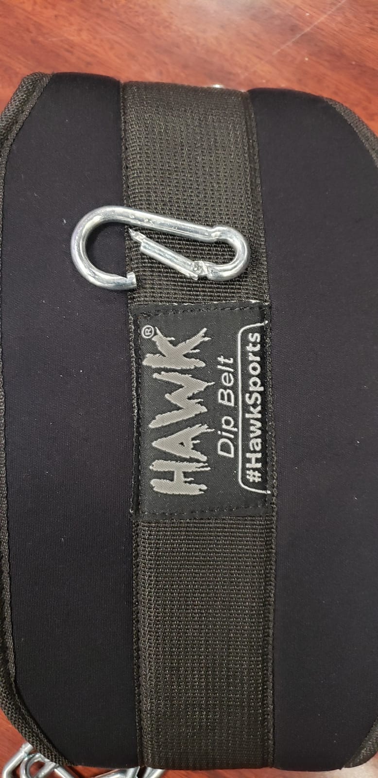 Hawk Sports Dip Belt with Chain for Bodyweight Exercises, Black 6