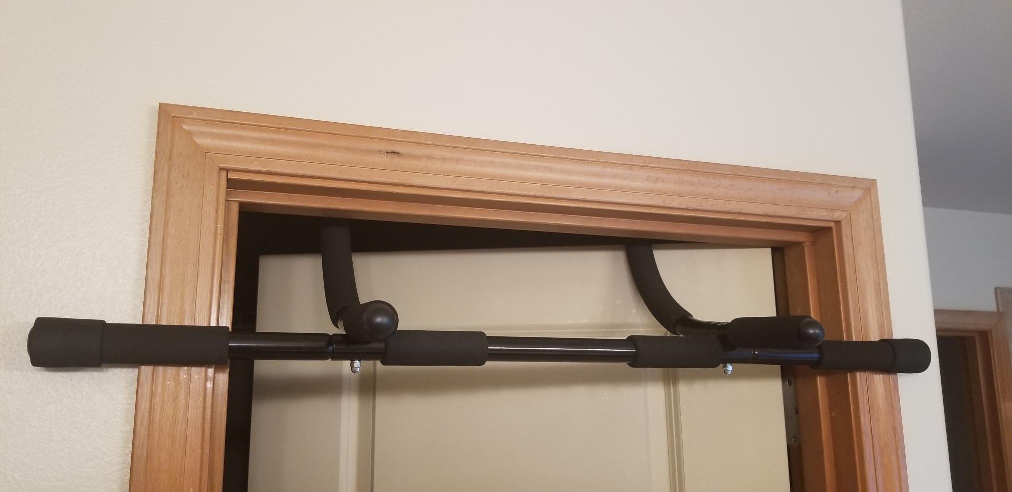 Sagler Pull up bar Doorway Heavy Duty Chin up bar Trainer for Home Gym Doorway Pull up bar or dip bar customer photo 1