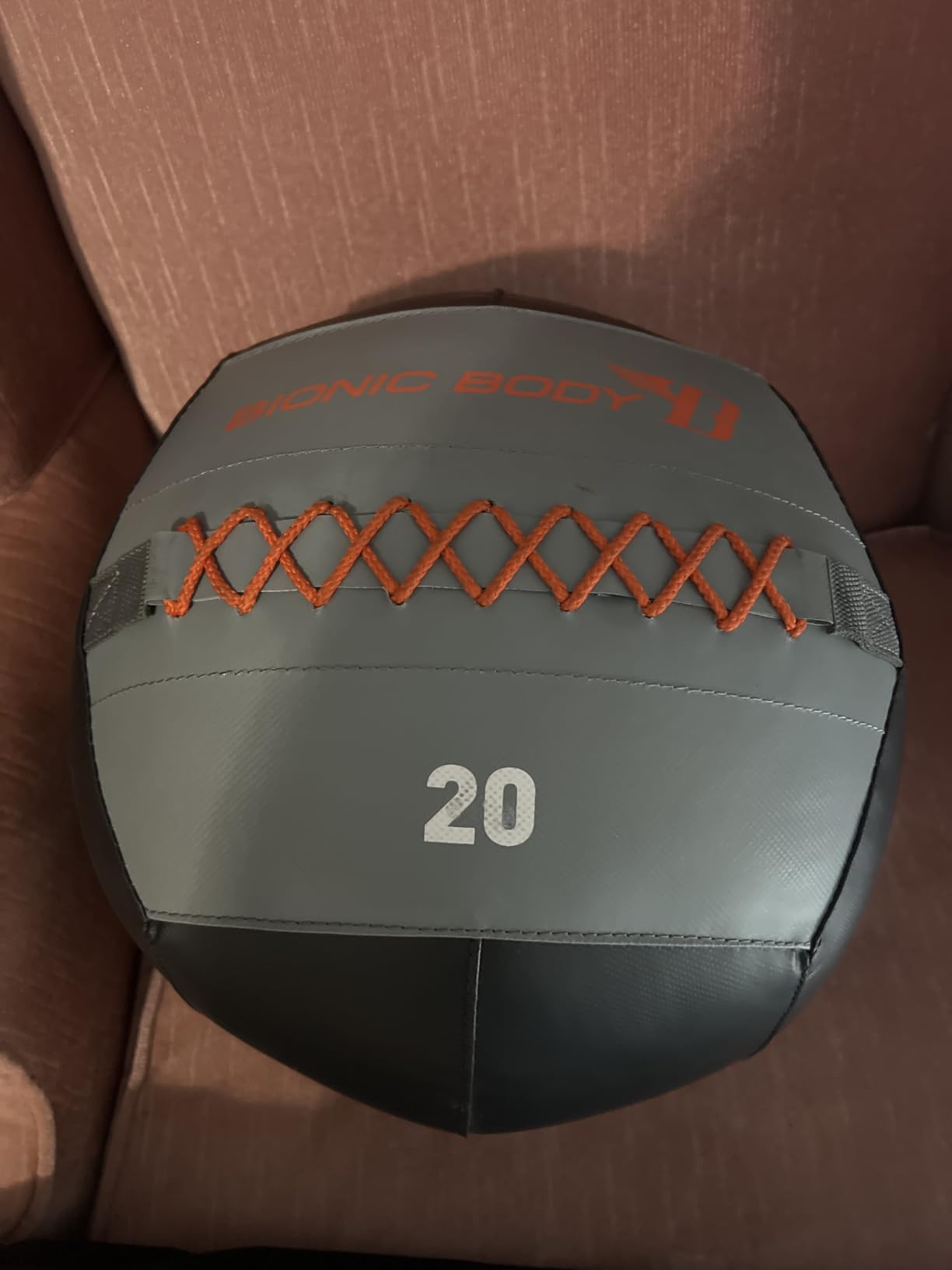 Bionic Body Soft Medicine Ball Weighted Slam Wall Ball for Cardio Workout and Core Training – Ideal for Squat, Lunge, and Partner Toss customer photo 2