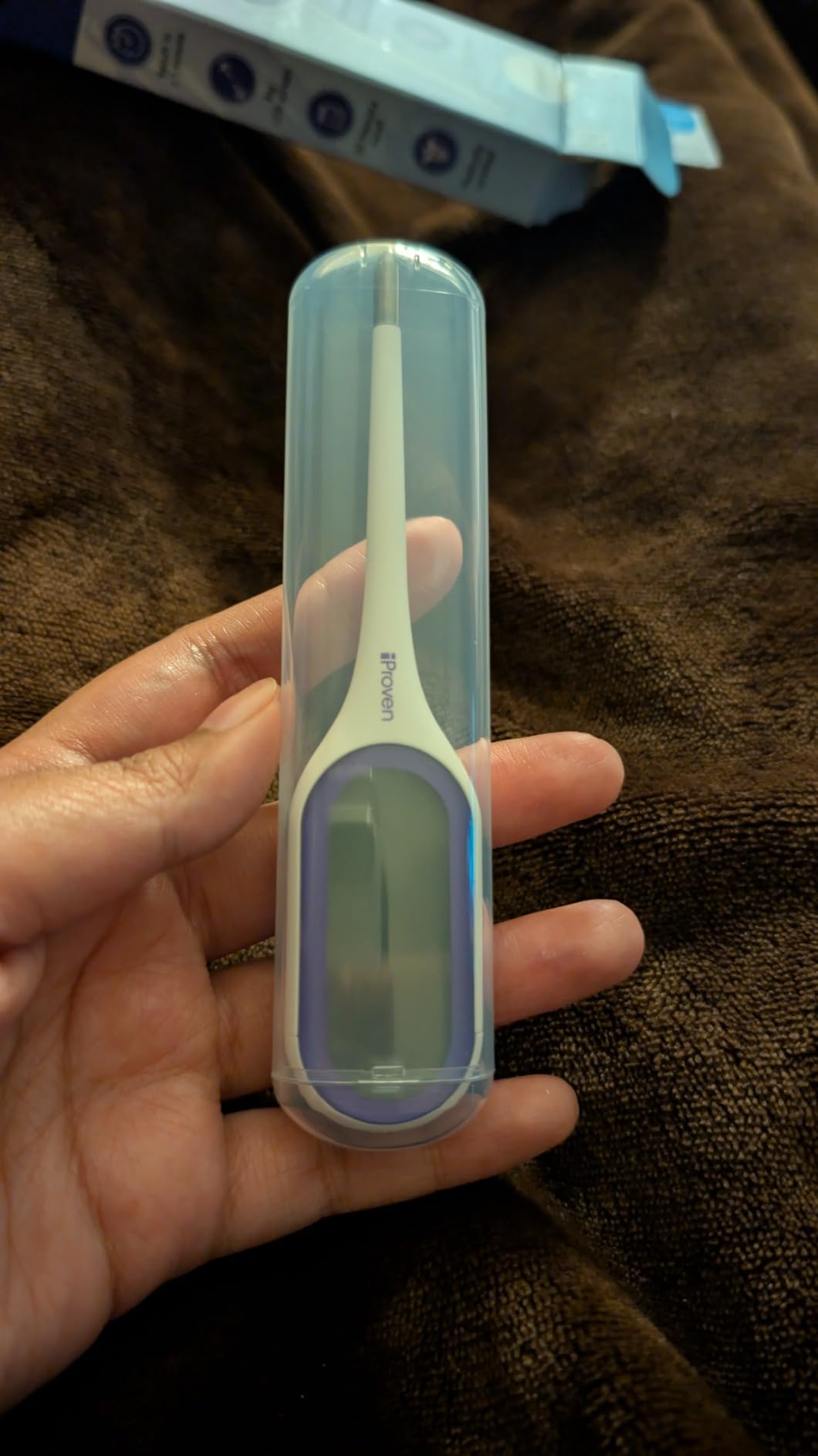 Digital Basal Body Thermometer, 1/100th Degree High Precision, Quick 60-Sec Reading, Memory Recall, Accurate BBT Thermometer for Natural Ovulation Tracking by iProven customer photo 1