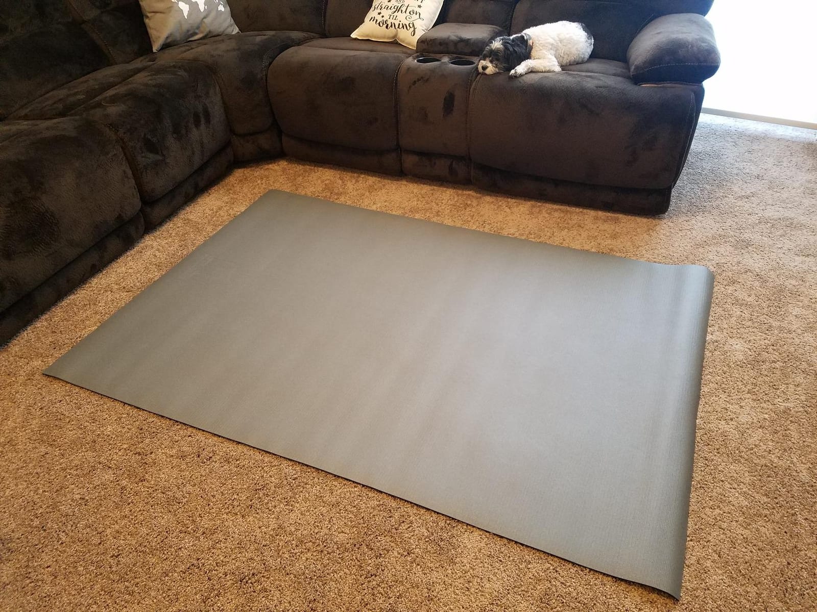 Gorilla Mats Large Exercise Mat – 6'x4', 7'x4', 7'x5', 8'x4', 10'x4' (1/4