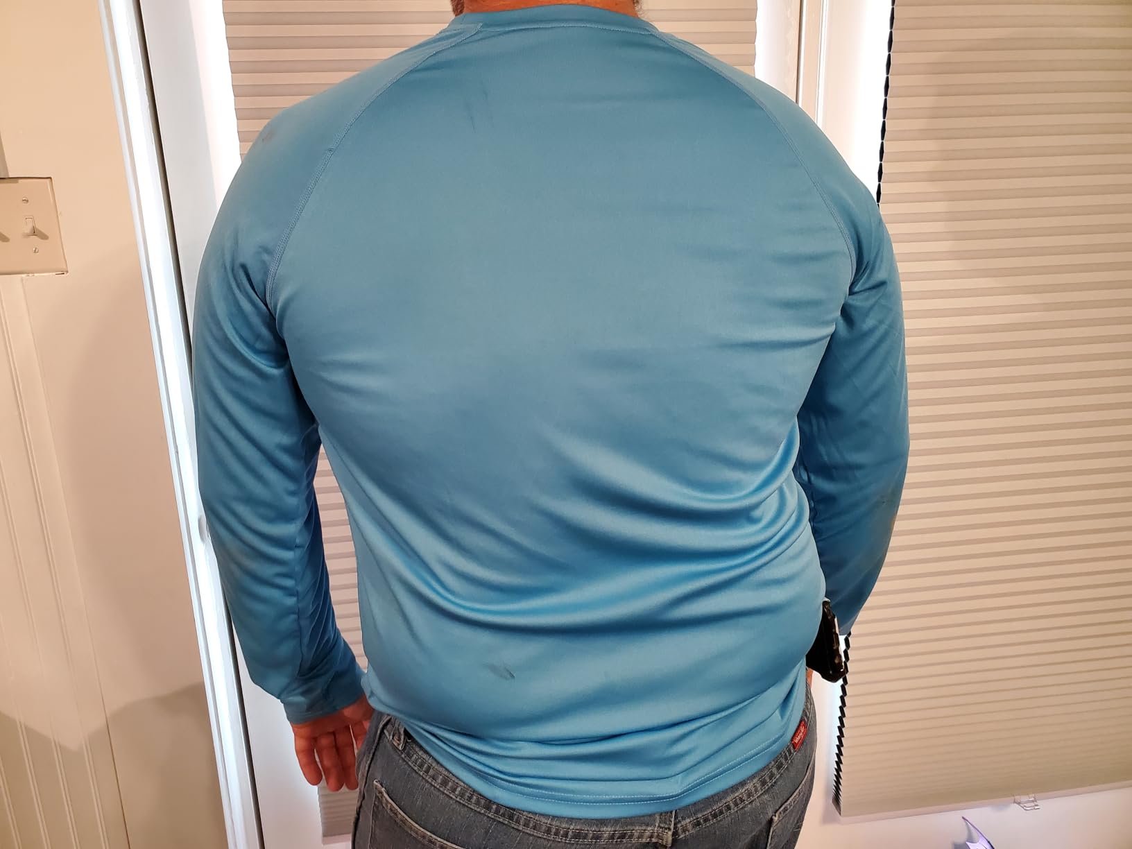 baleaf Men's UPF 50+ Sun Protection Shirts Long Sleeve Rash Guard customer photo 2