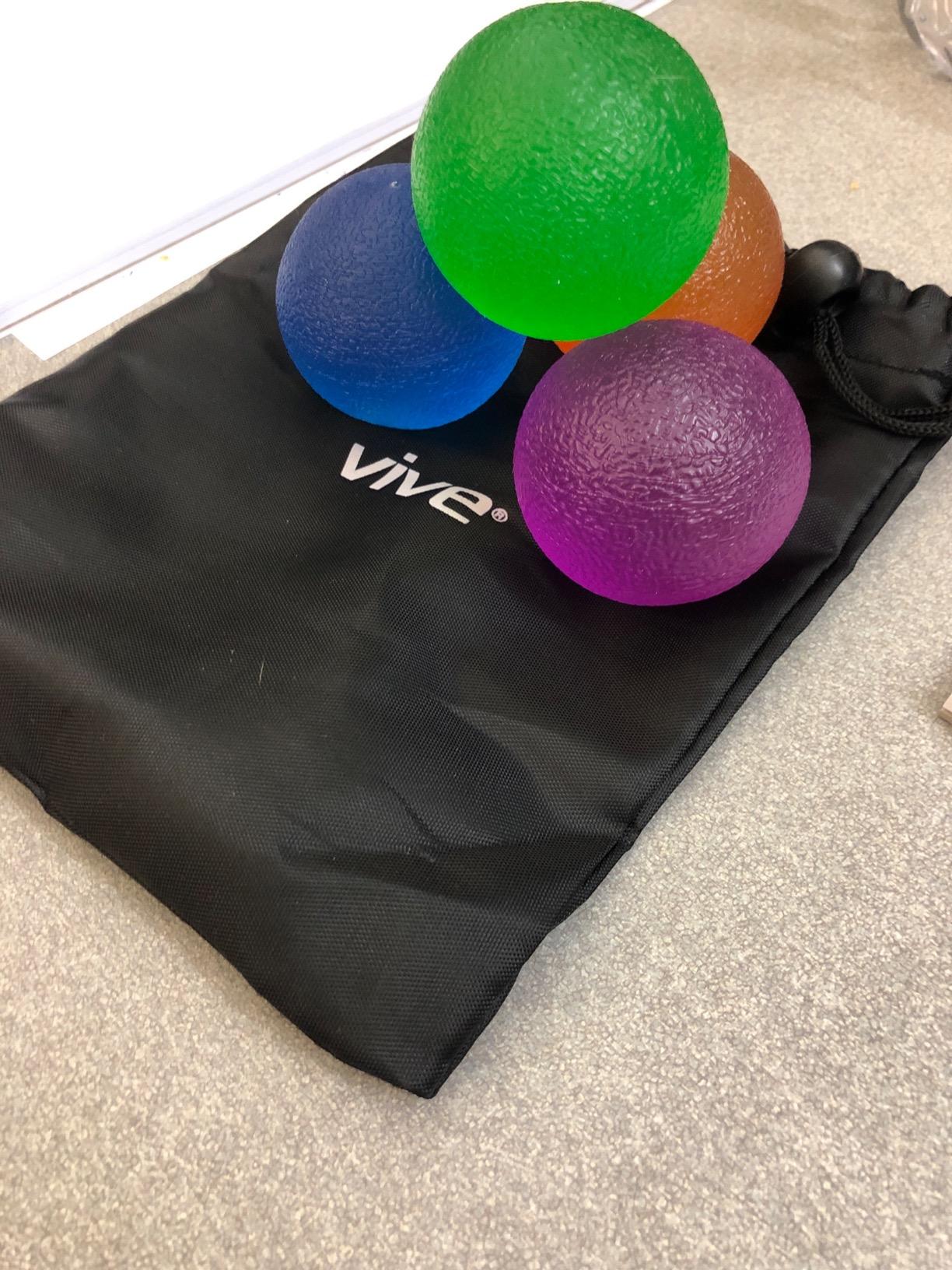 Vive Stress Balls for Hand Therapy, Exercise, Arthritis (w/Rehab Video) customer photo 1