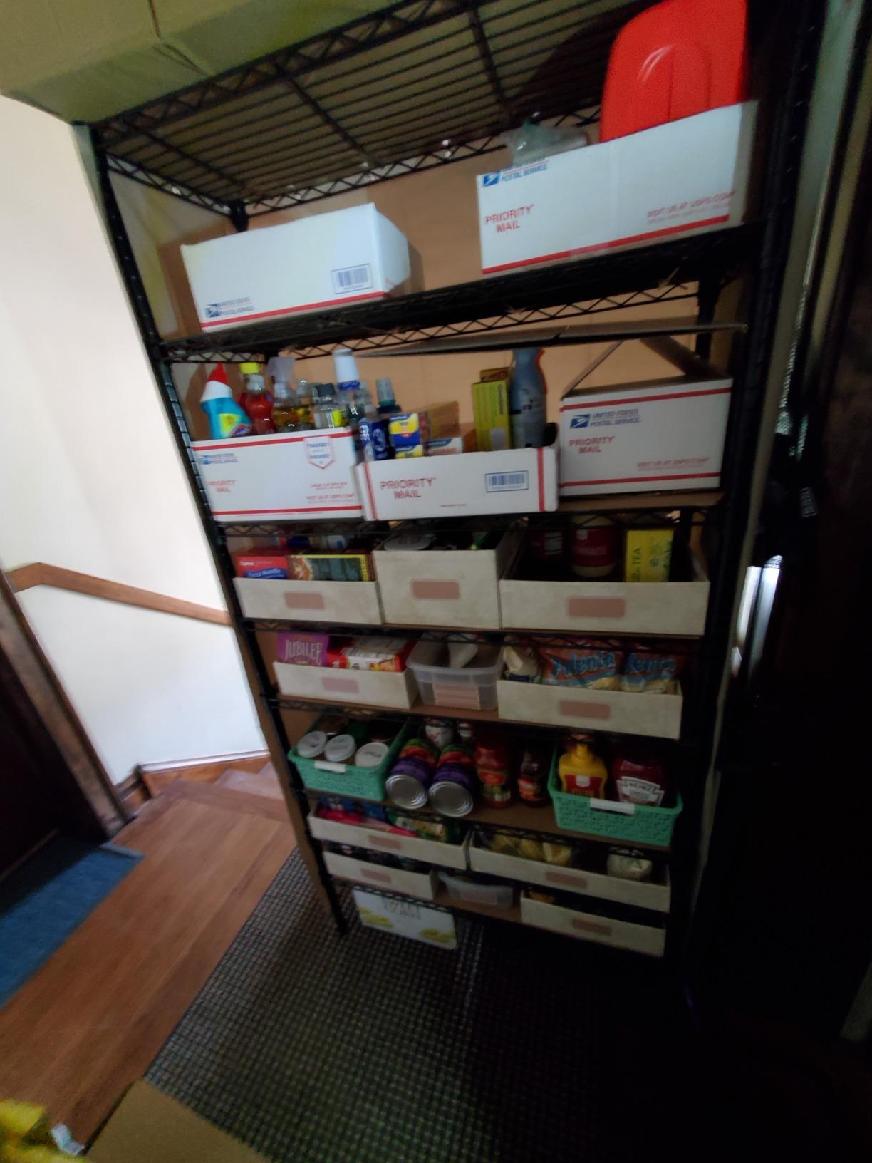 Amazon Basics 4-Shelf Heavy Duty Garage Shelving Storage Unit on 3