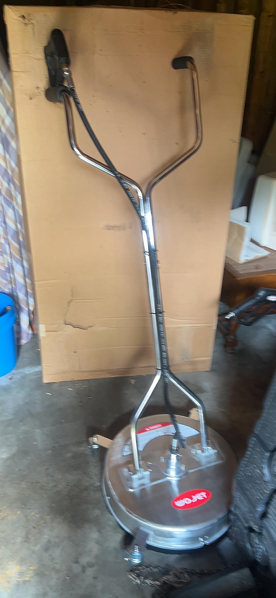 WOJET 20'' Commercial Pressure Washer Surface Cleaner with Wheels 4500PSI customer photo 1