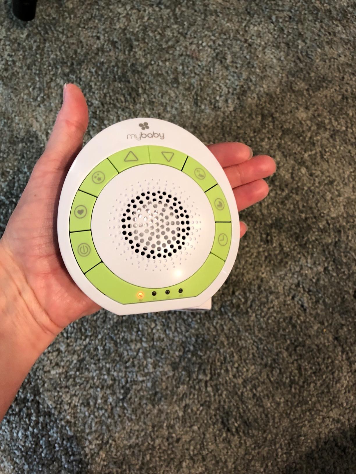 MyBaby Sound Machine, White Noise for Baby, Travel, Nursery and On The Go customer photo 2