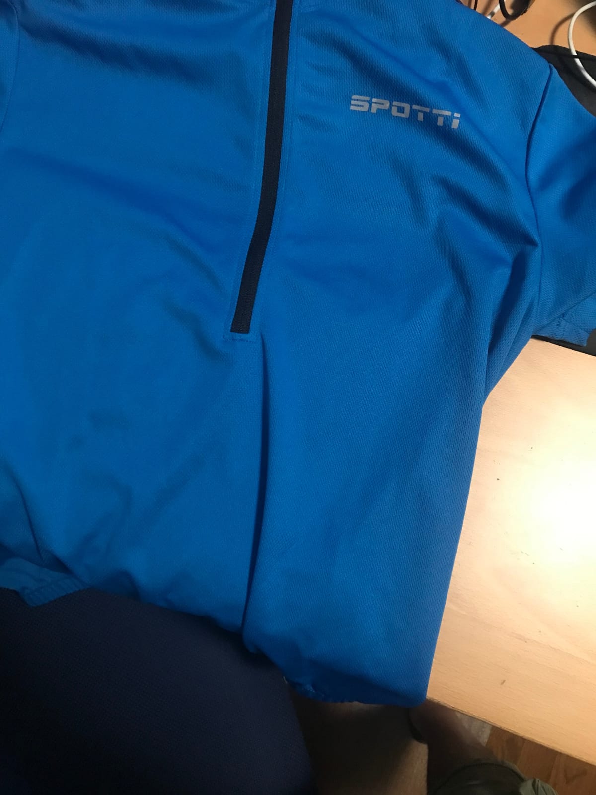 Spotti Men's Cycling Jersey Short Sleeve Half-Zip Bike Shirt, 4 Pockets customer photo 2