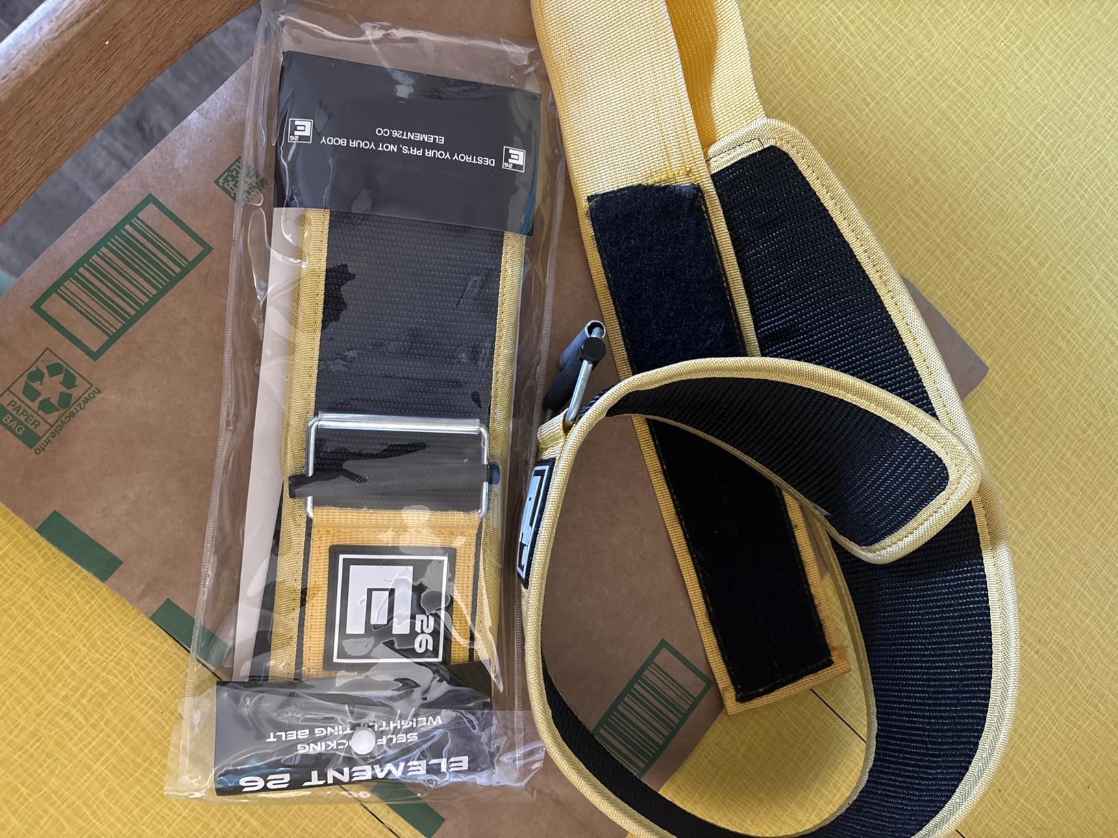 Element 26 Self-Locking Weight Lifting Belt customer photo 2