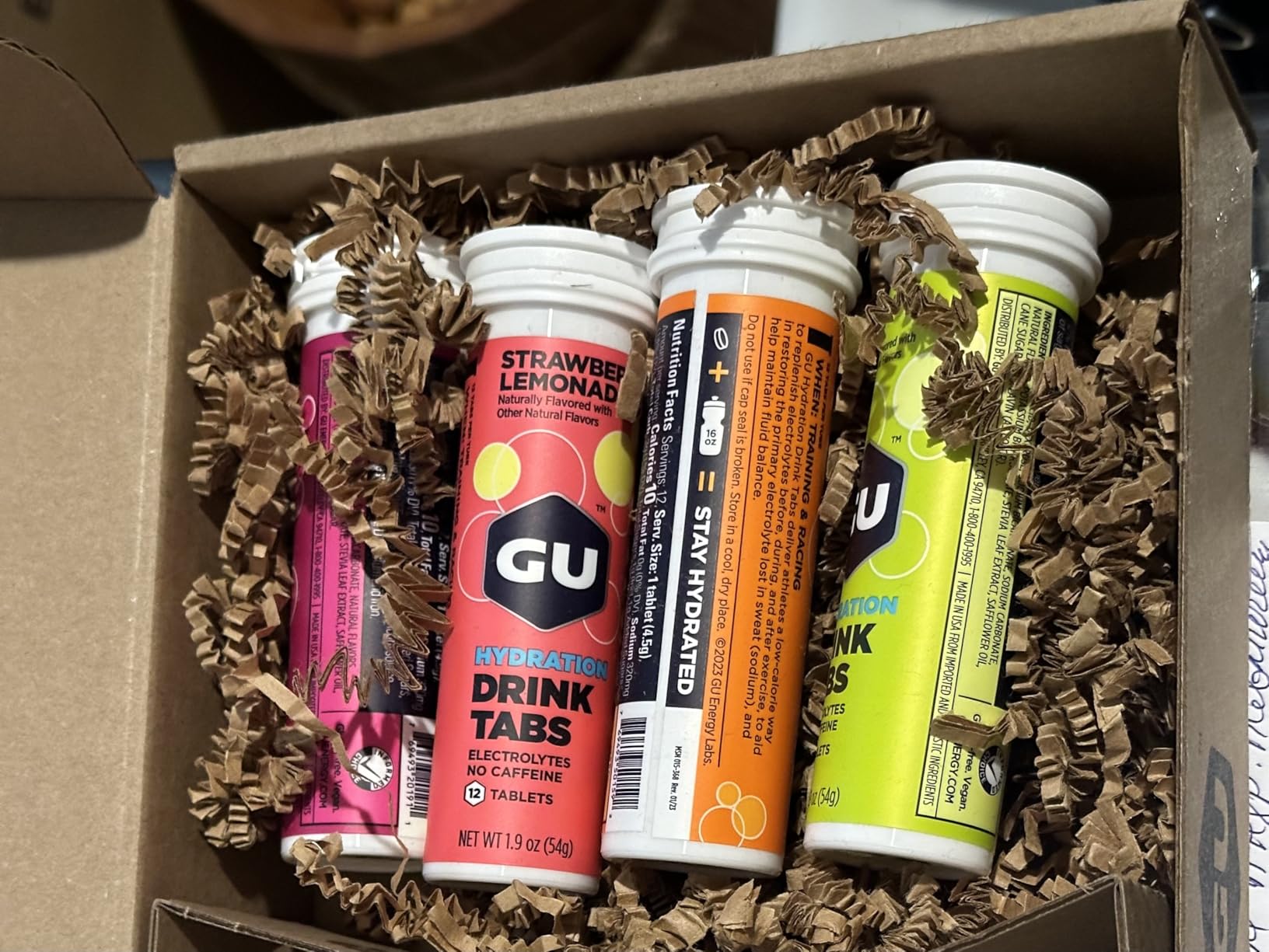 GU Energy Hydration Electrolyte Drink Tablets, Enhanced Endurance Sports Drink for Running, Cycling, Triathlon, 4-Count (48 Servings), Assorted Flavors customer photo 1