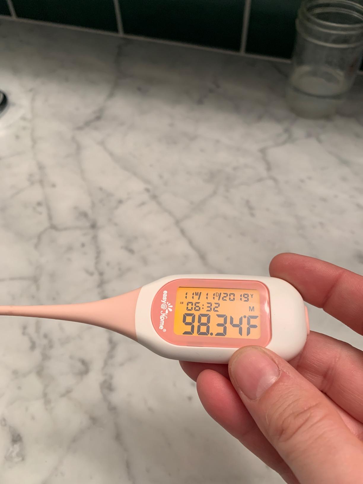 easy@Home Bluetooth Basal Body Thermometer for Adults - Fertility Prediction customer photo 1
