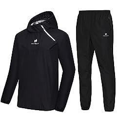HOTSUIT Sauna Suit for Men Sweat Sauna Jacket Pant Gym Workout Sweat Suits customer photo 1