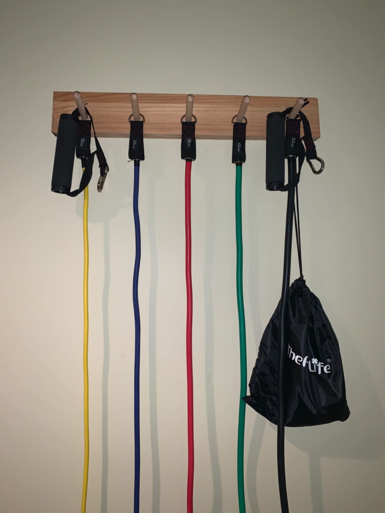 TheFitLife Resistance Bands Set with Handles, Door Anchor and Ankle Straps customer photo 2