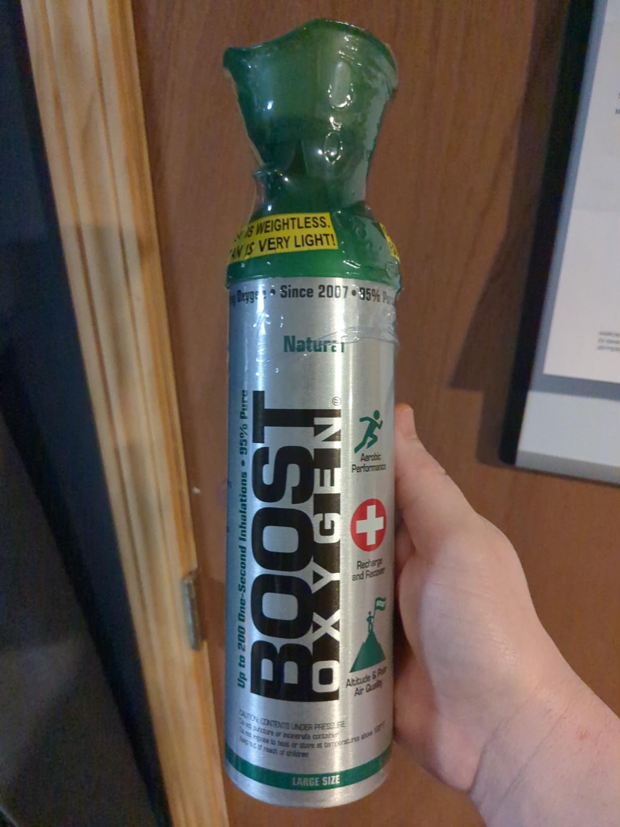 Boost Oxygen Large Natural 10L Canister, 3 Pack customer photo 2
