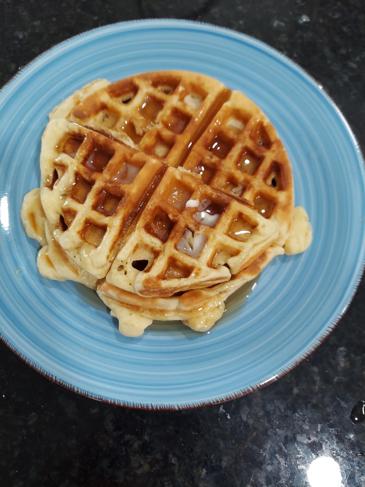 Dash Express Waffle Maker -Electric Waffle Maker for Creative Homemade Treats - Dual Nonstick Cooking Surfaces, Easy Food Release & Quick Cleanup - Compact, Space-Saving Design - 8 Inches - Black customer photo 1