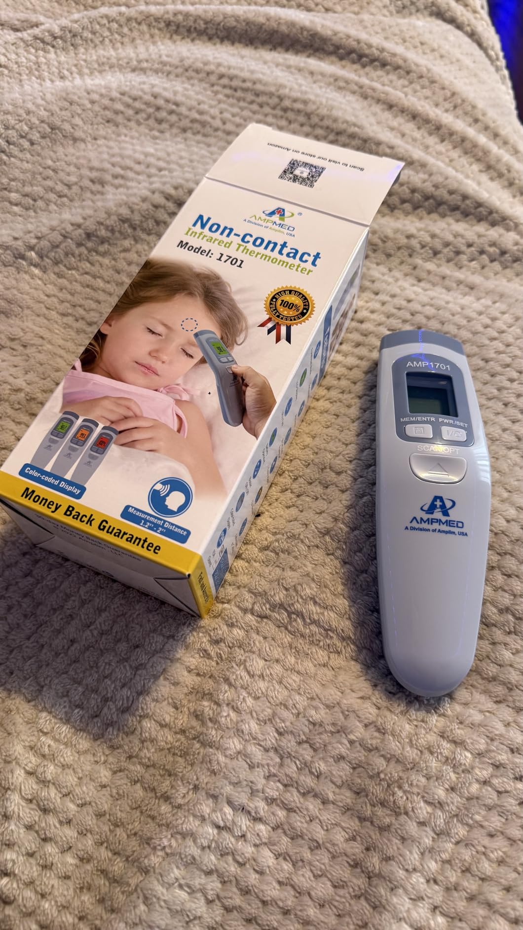 Medical Grade No-Touch Forehead Thermometer customer photo 1