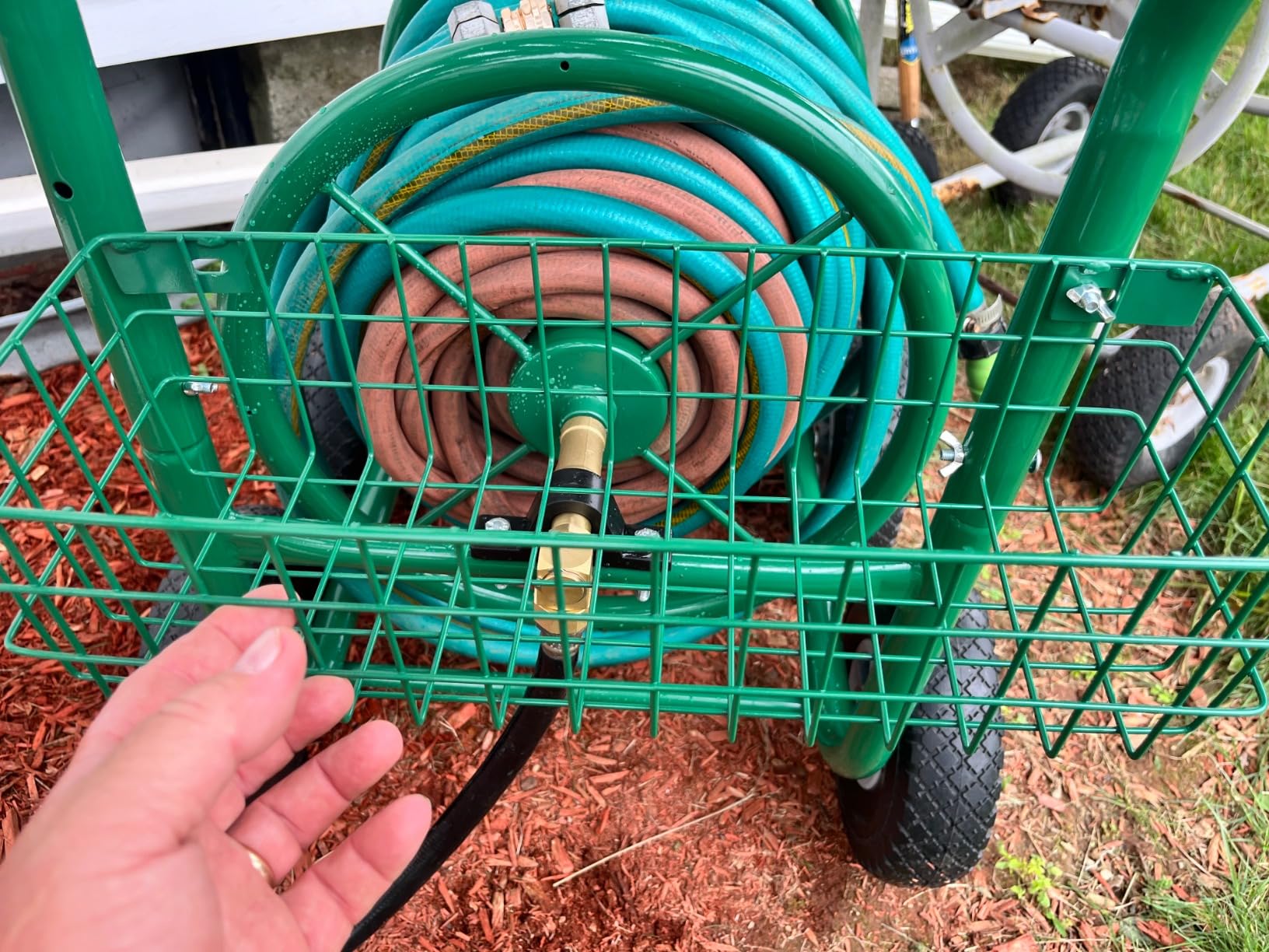 PayLessHere | Garden Hose Reel Cart | Holds Upto 300ft of 5/8